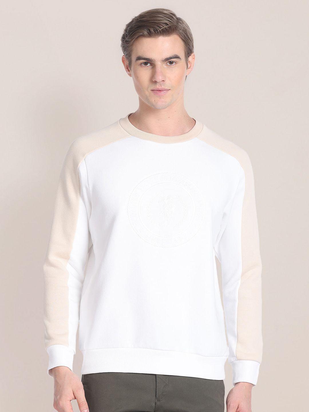 u.s. polo assn. round neck cotton sweatshirt