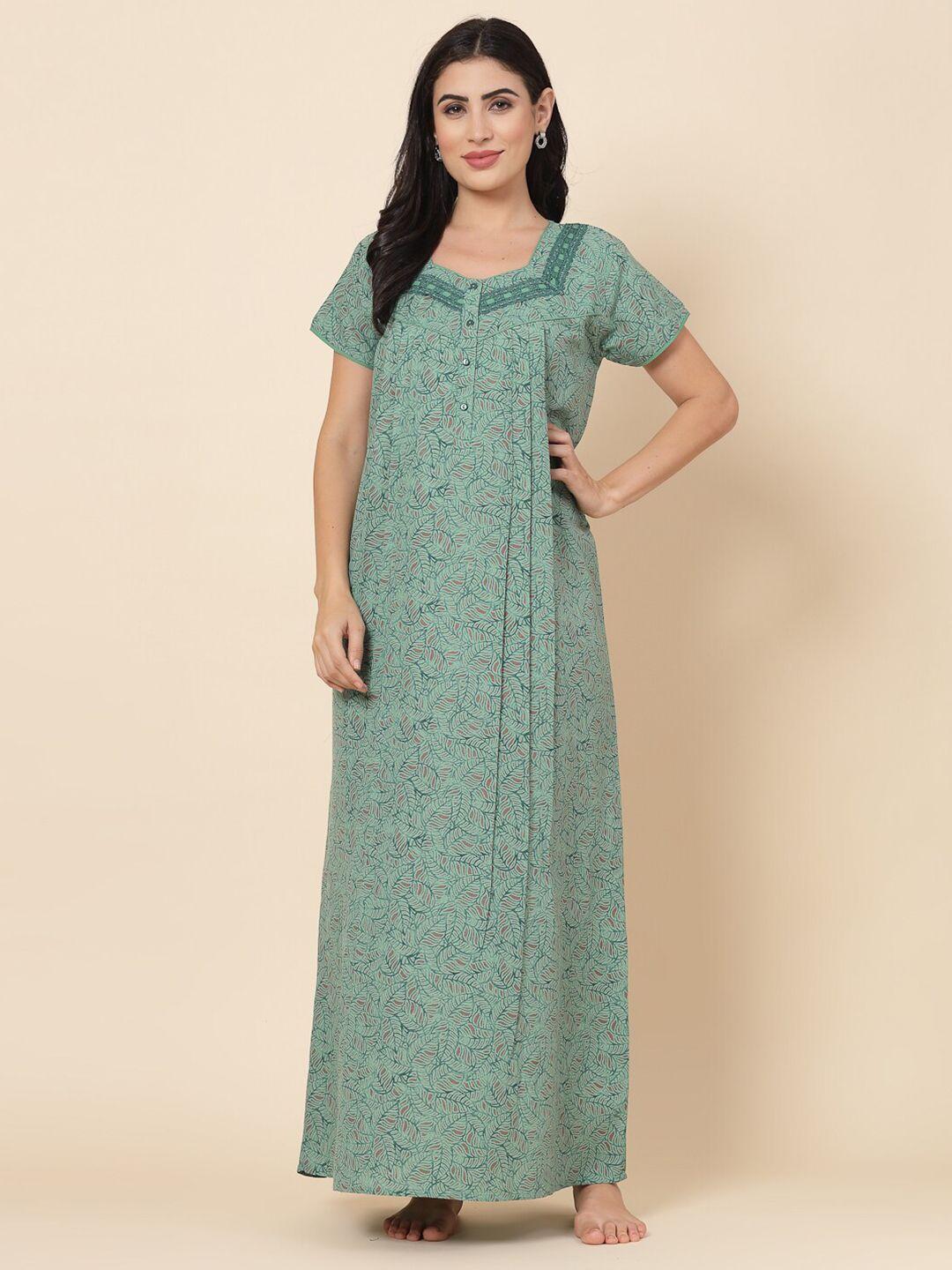 sweet dreams floral printed maxi nightdress