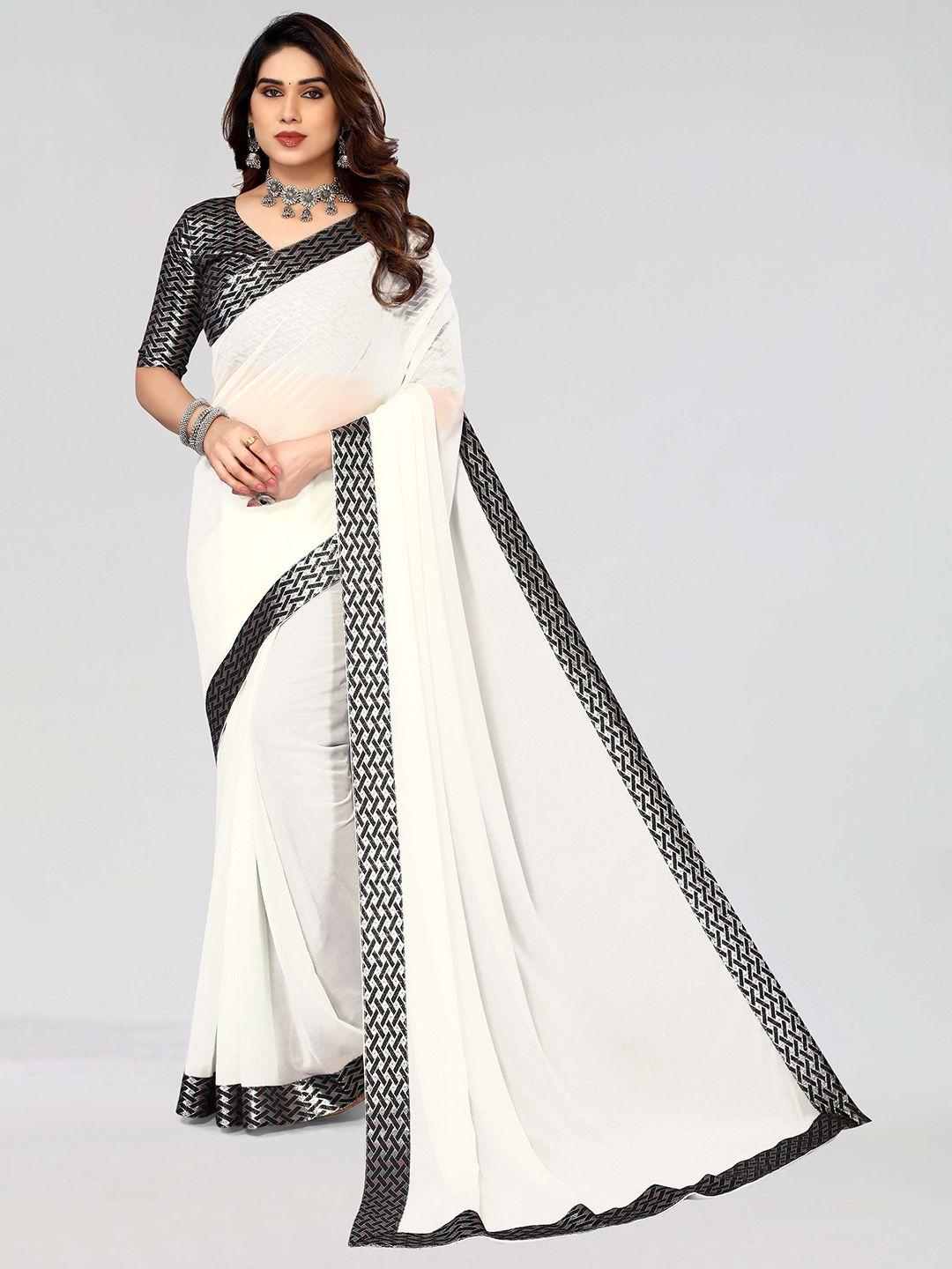 magmina pure georgette banarasi saree