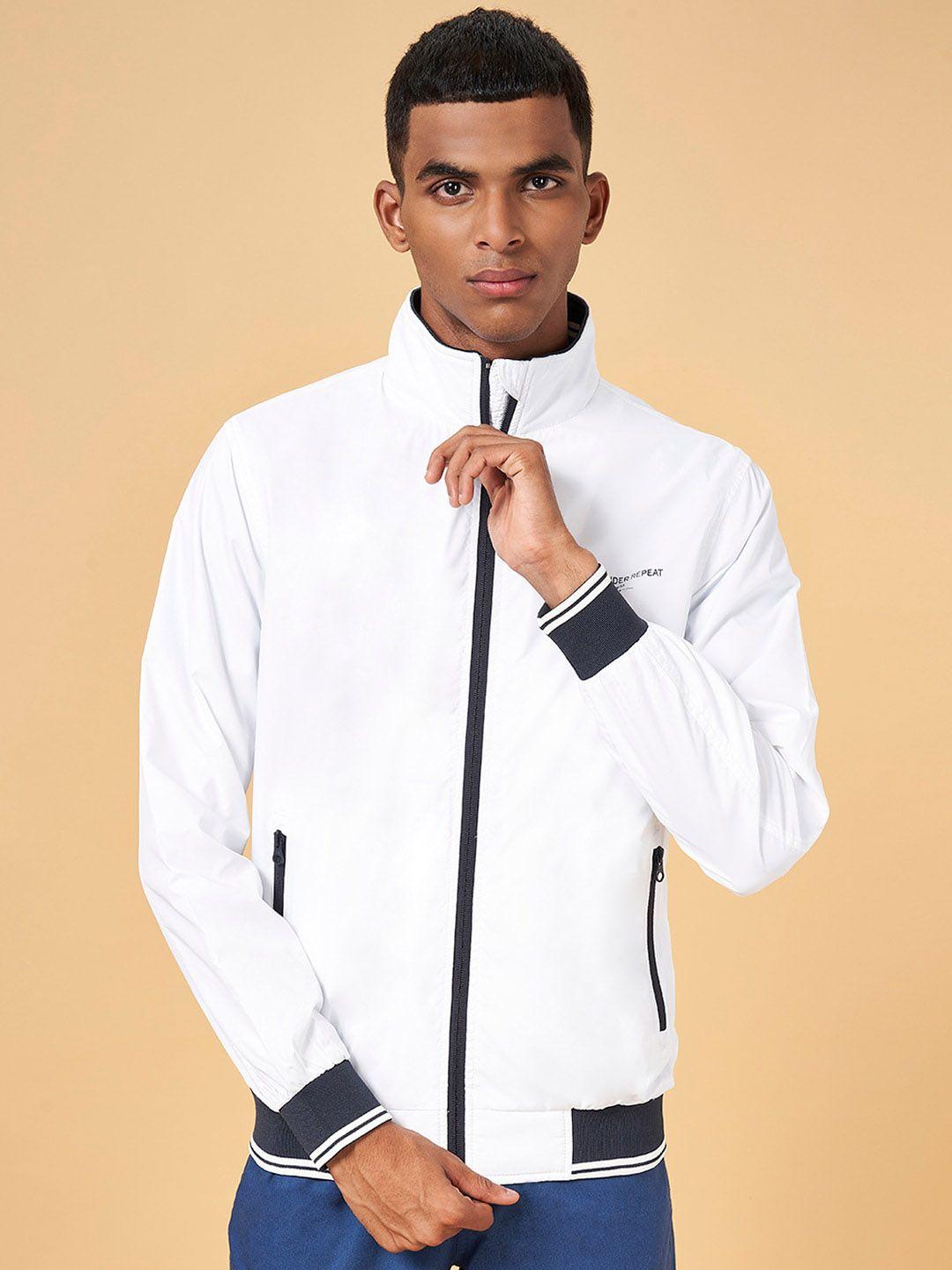 urban ranger by pantaloons men white colourblocked tailored jacket