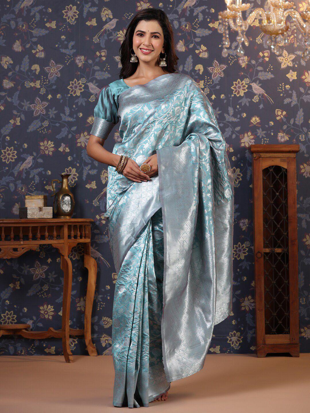 house of pataudi woven design pure silk saree