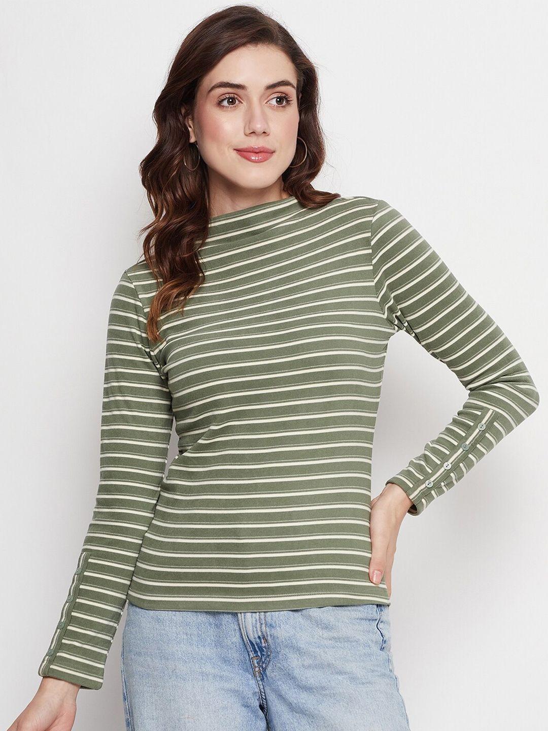 madame striped long sleeved top