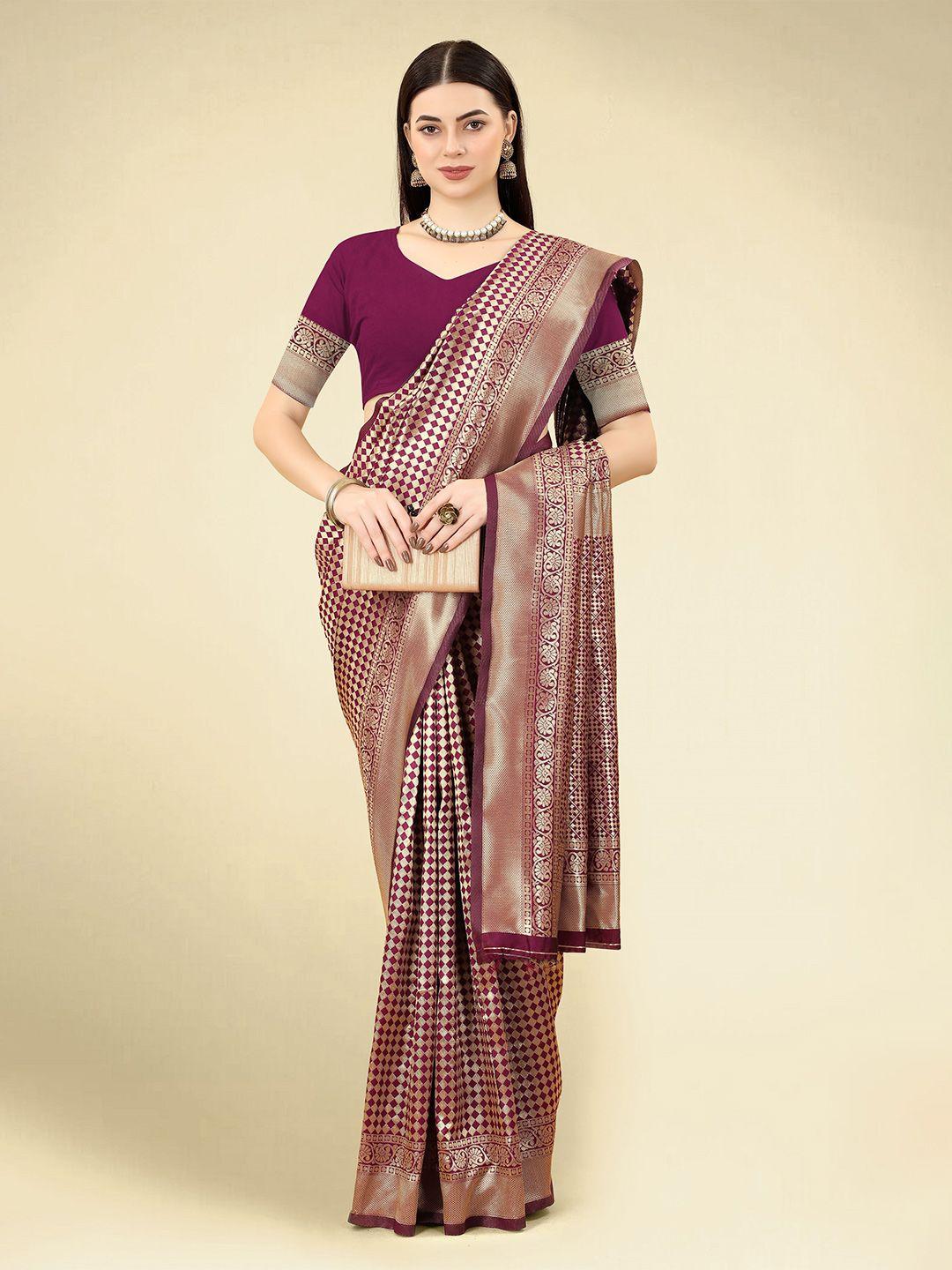 dwiza enterprise woven design zari banarasi saree