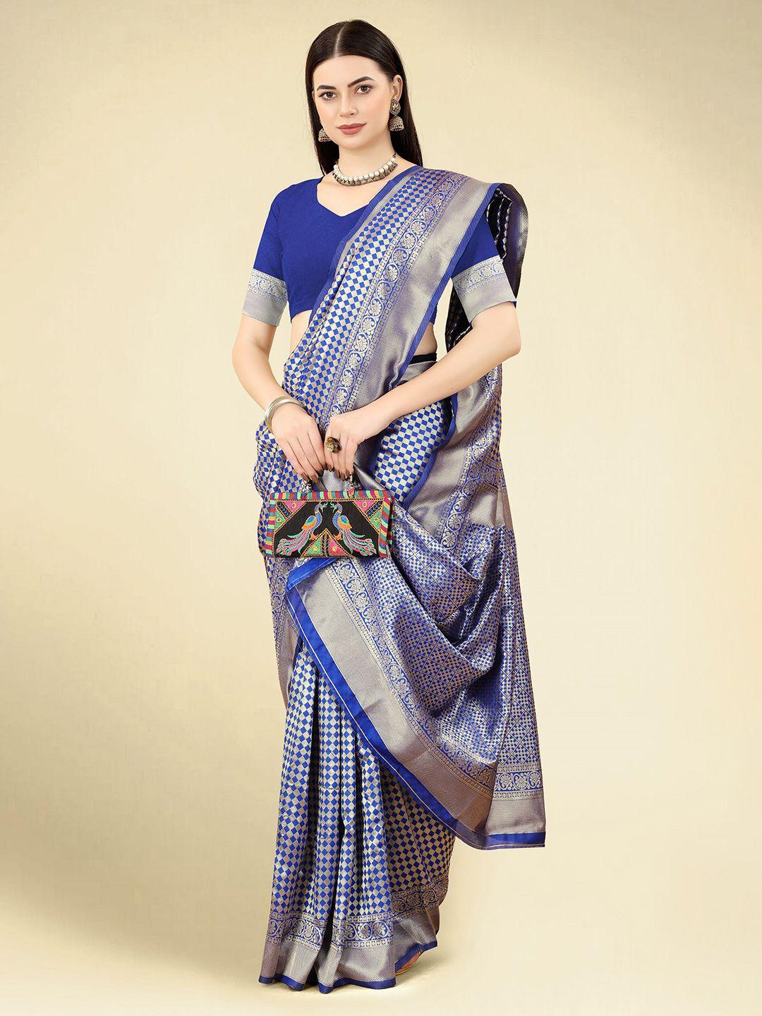 dwiza enterprise woven design zari banarasi saree