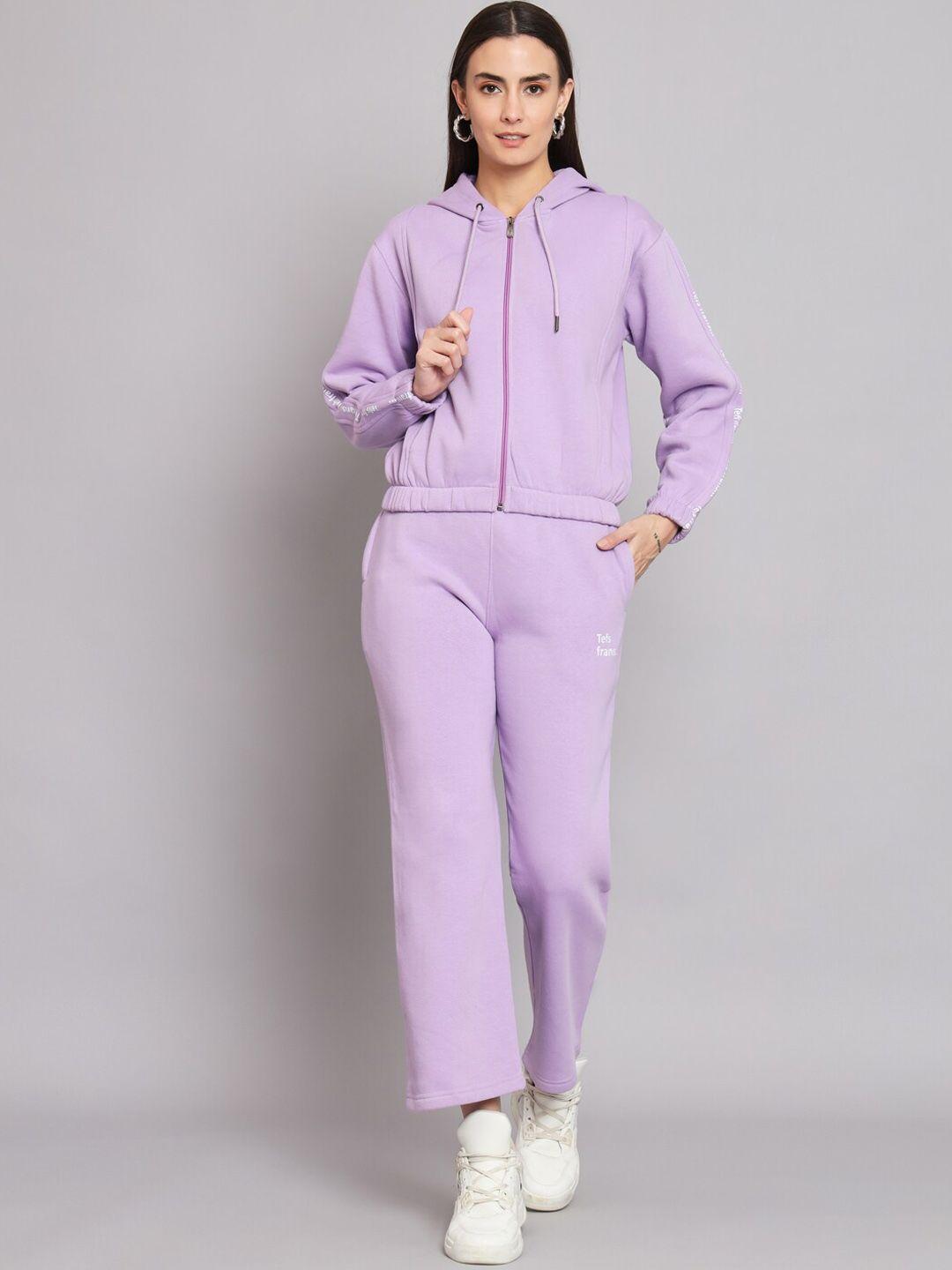 anti culture hooded fleece tracksuit