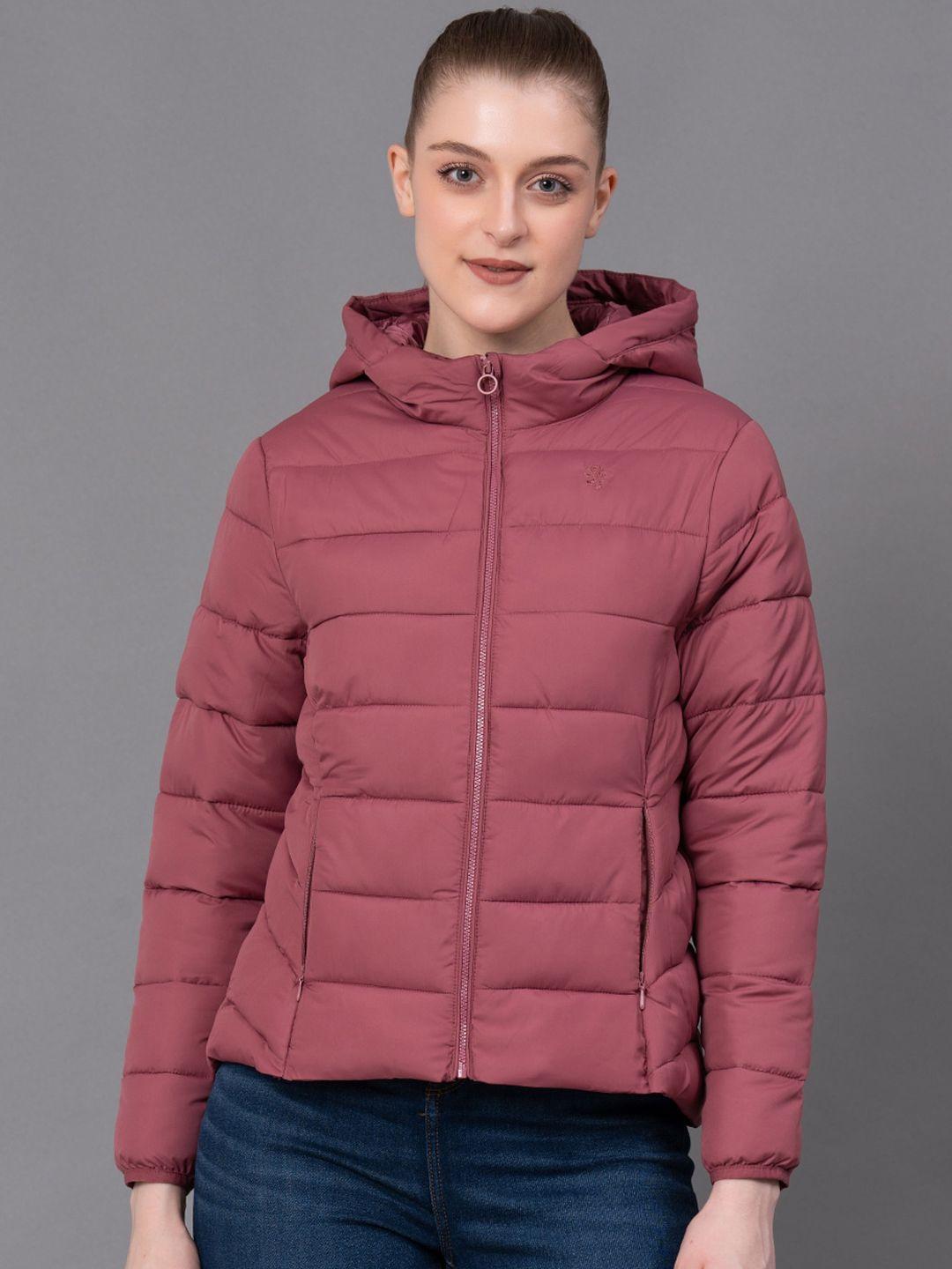 red tape hooded padded jacket