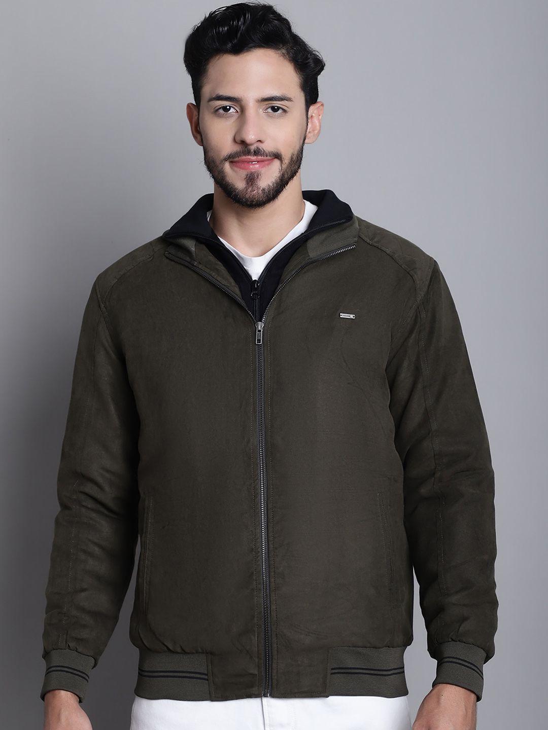 cantabil hooded lightweight bomber jacket with detail