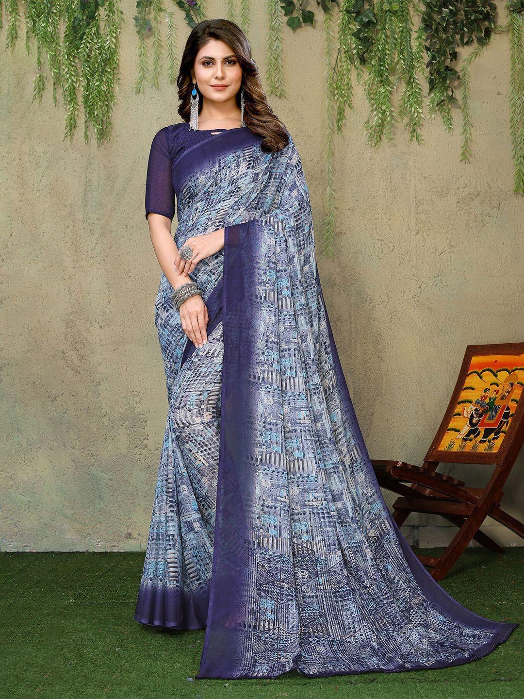 yashika abstract printed saree