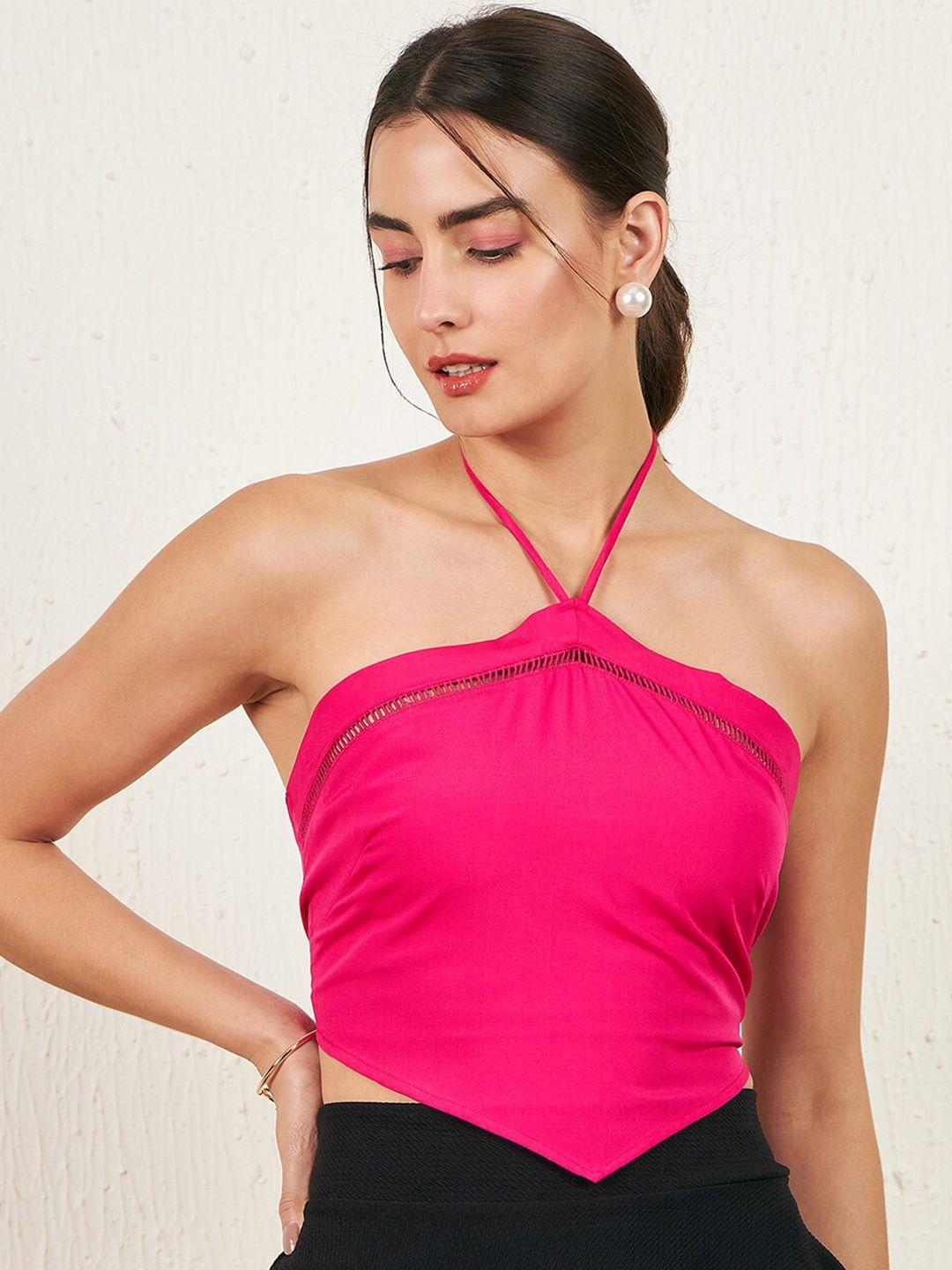 rare halter neck fitted top