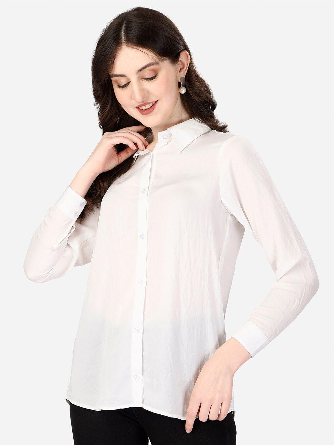 mclothings classic opaque satin casual shirt