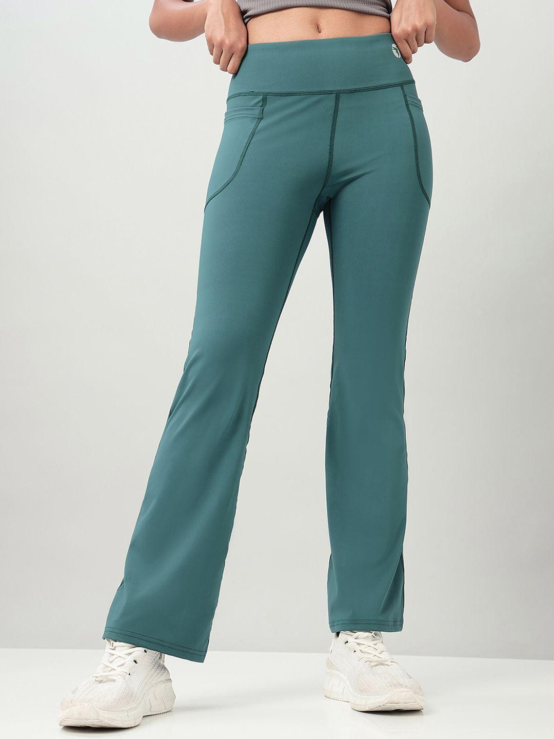 technosport w116 women dry-fit anti-microbial flared-fit track pants