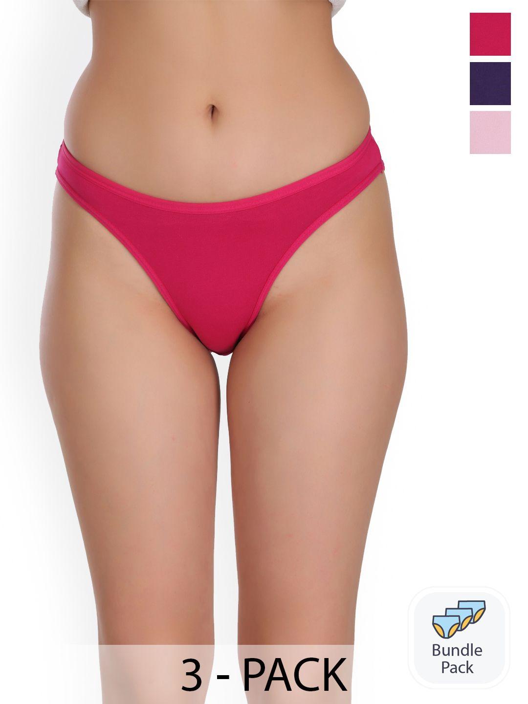 eve's beauty pack of 3 assorted bikini briefs