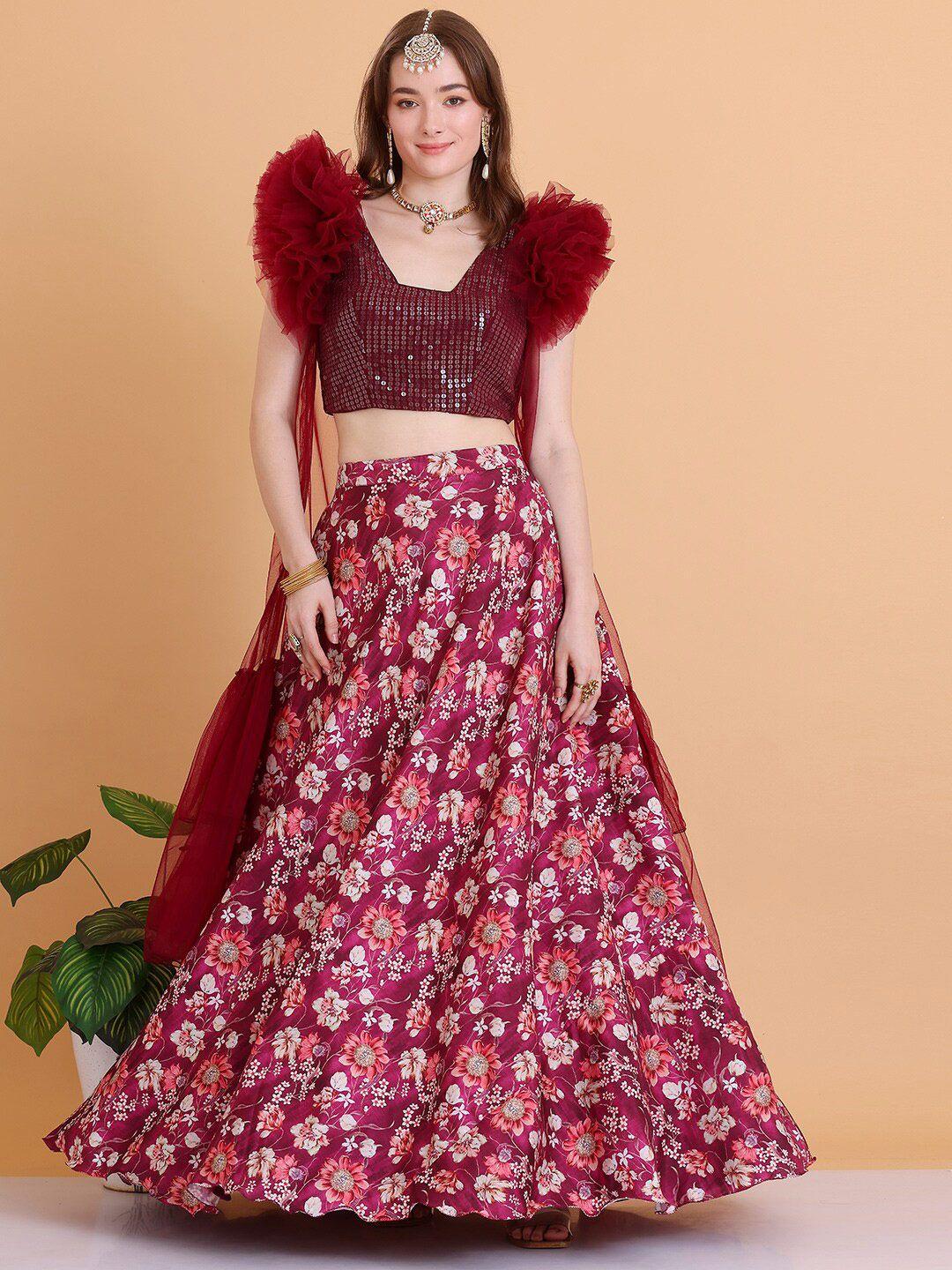 ethnovog embellished sequinned ready to wear lehenga &