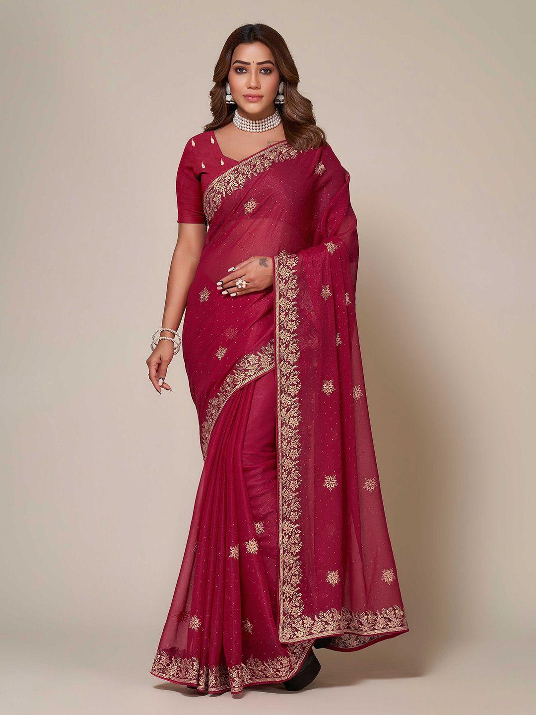 choiceit ethnic motifs embroidered kanjeevaram saree