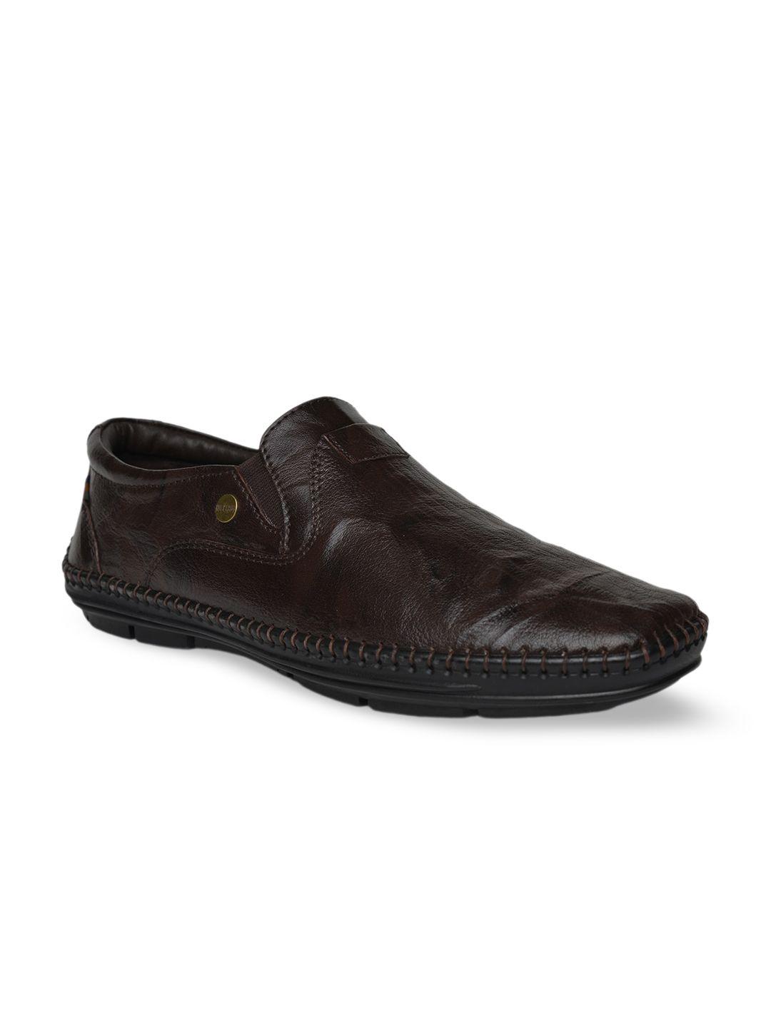 buckaroo men leather loafers