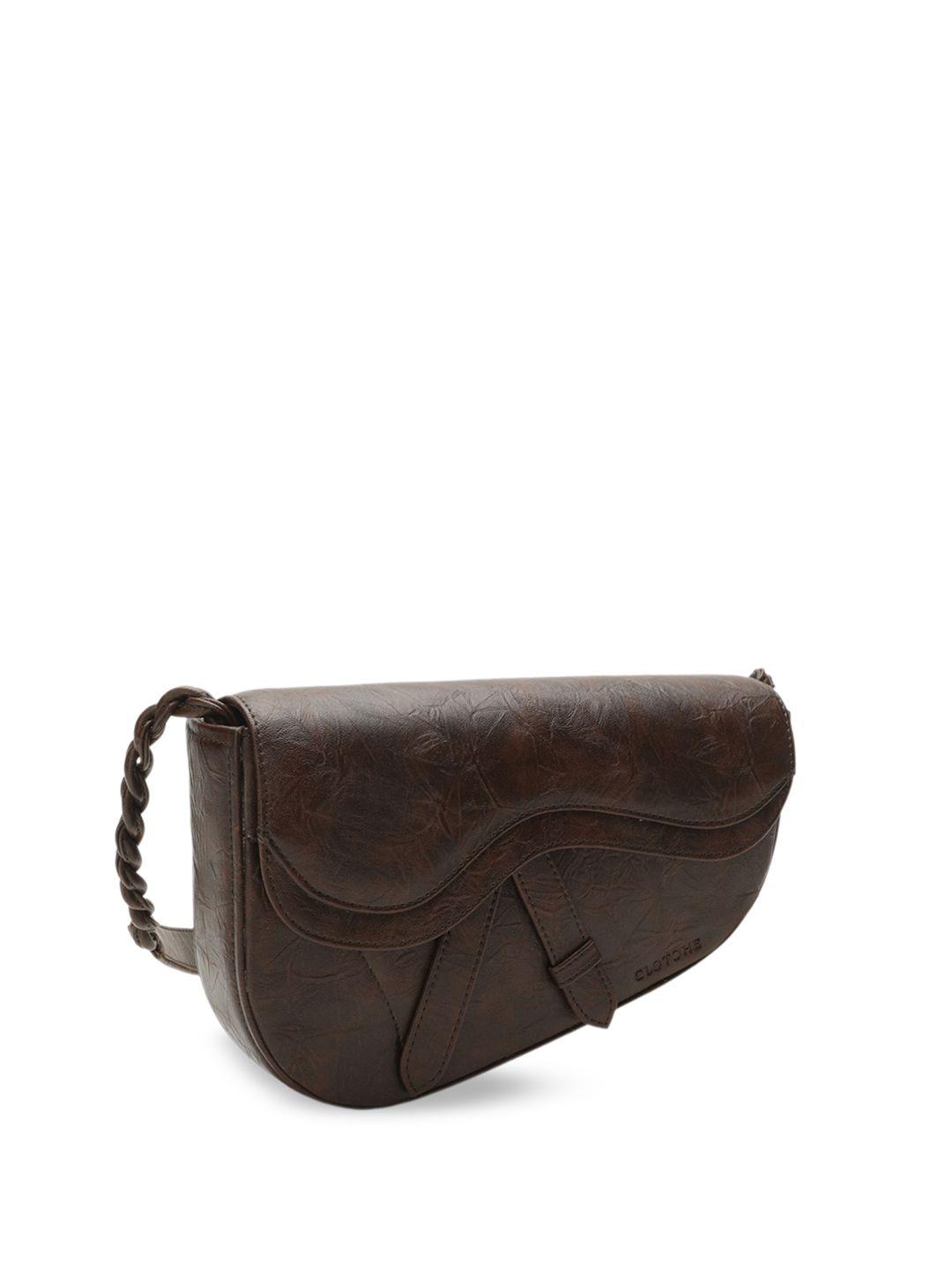 clotche textured structured sling bag