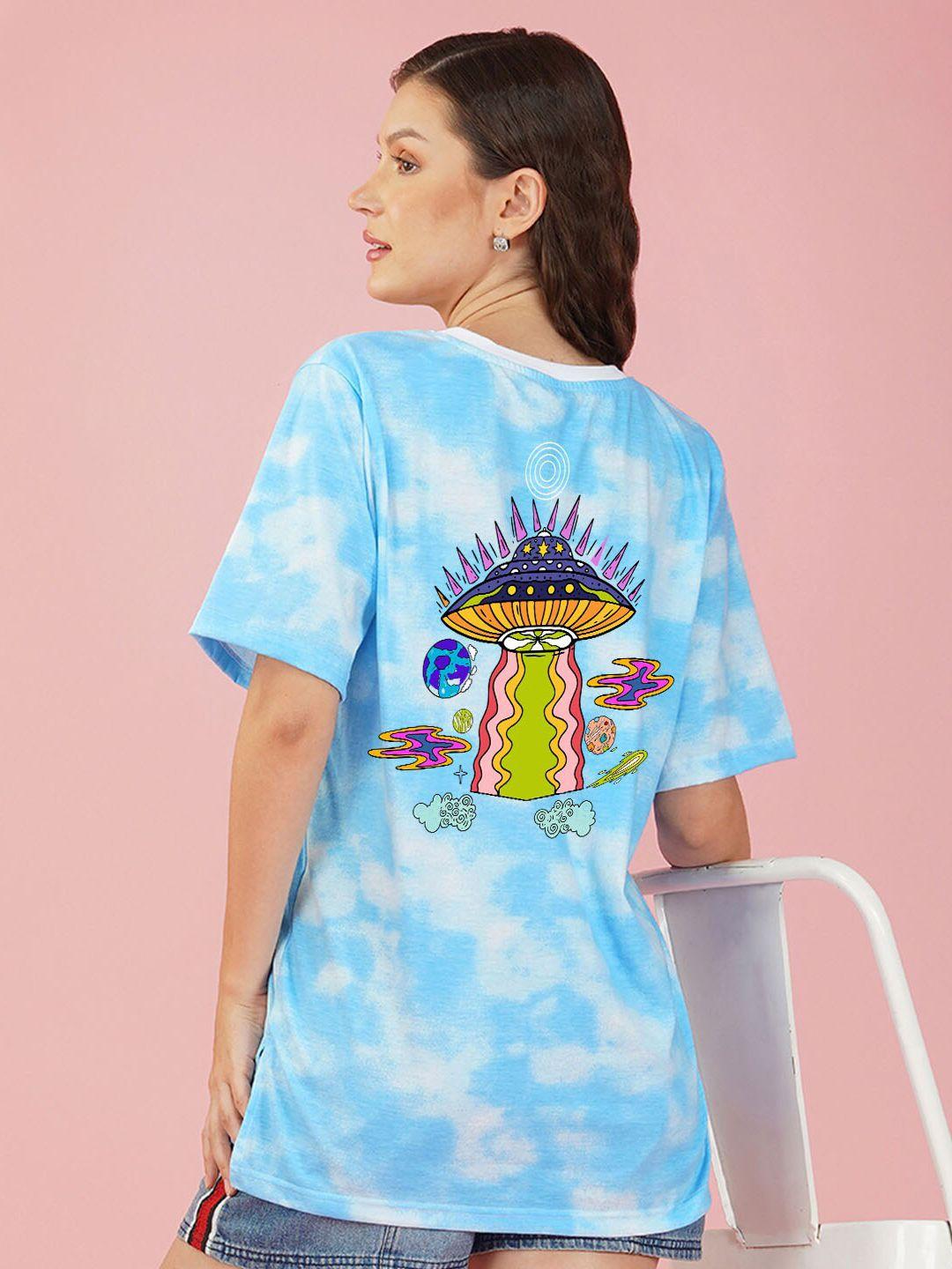 nusyl tie and dye boxy t-shirt