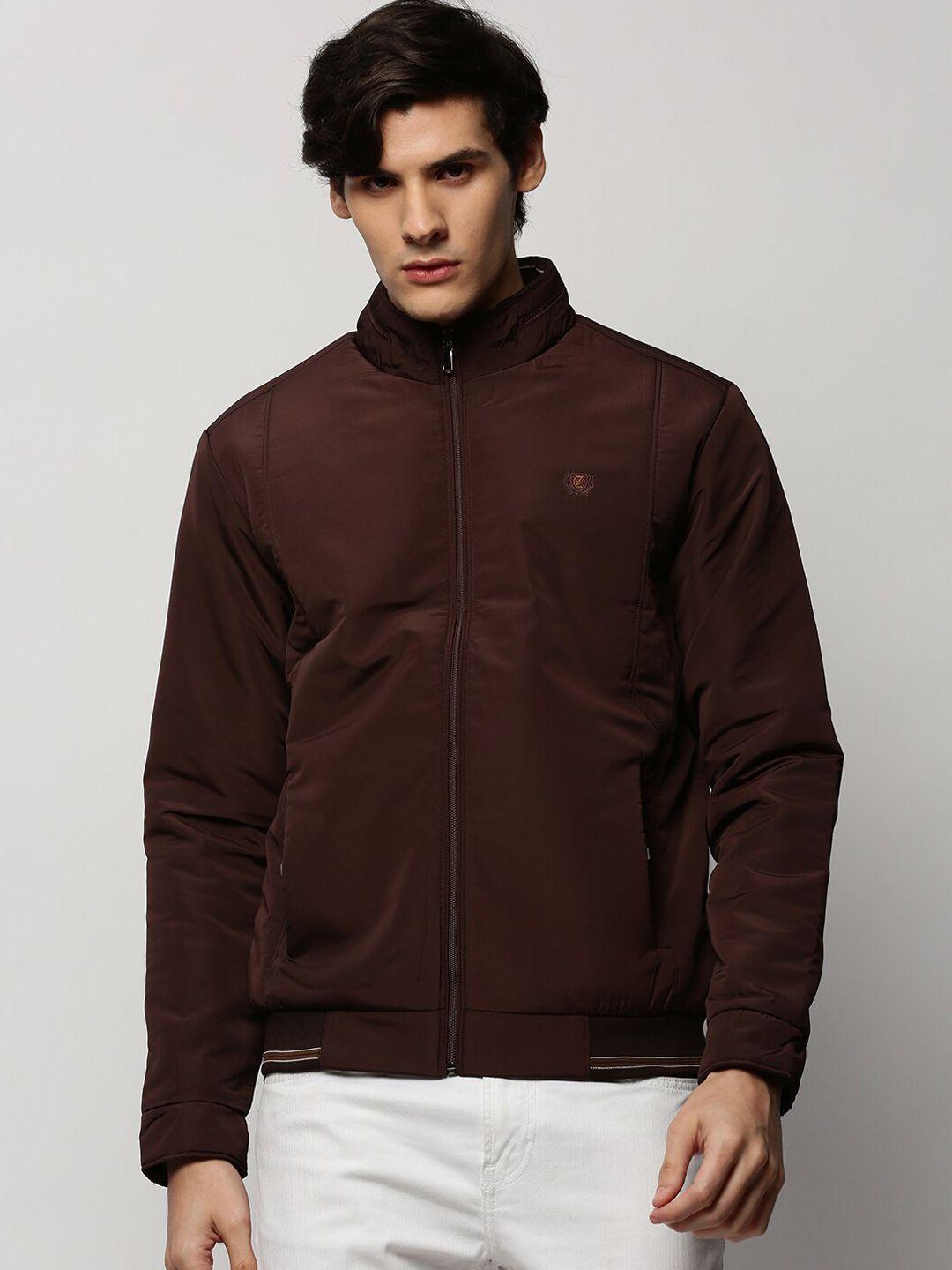 showoff mock collar windcheater bomber jacket