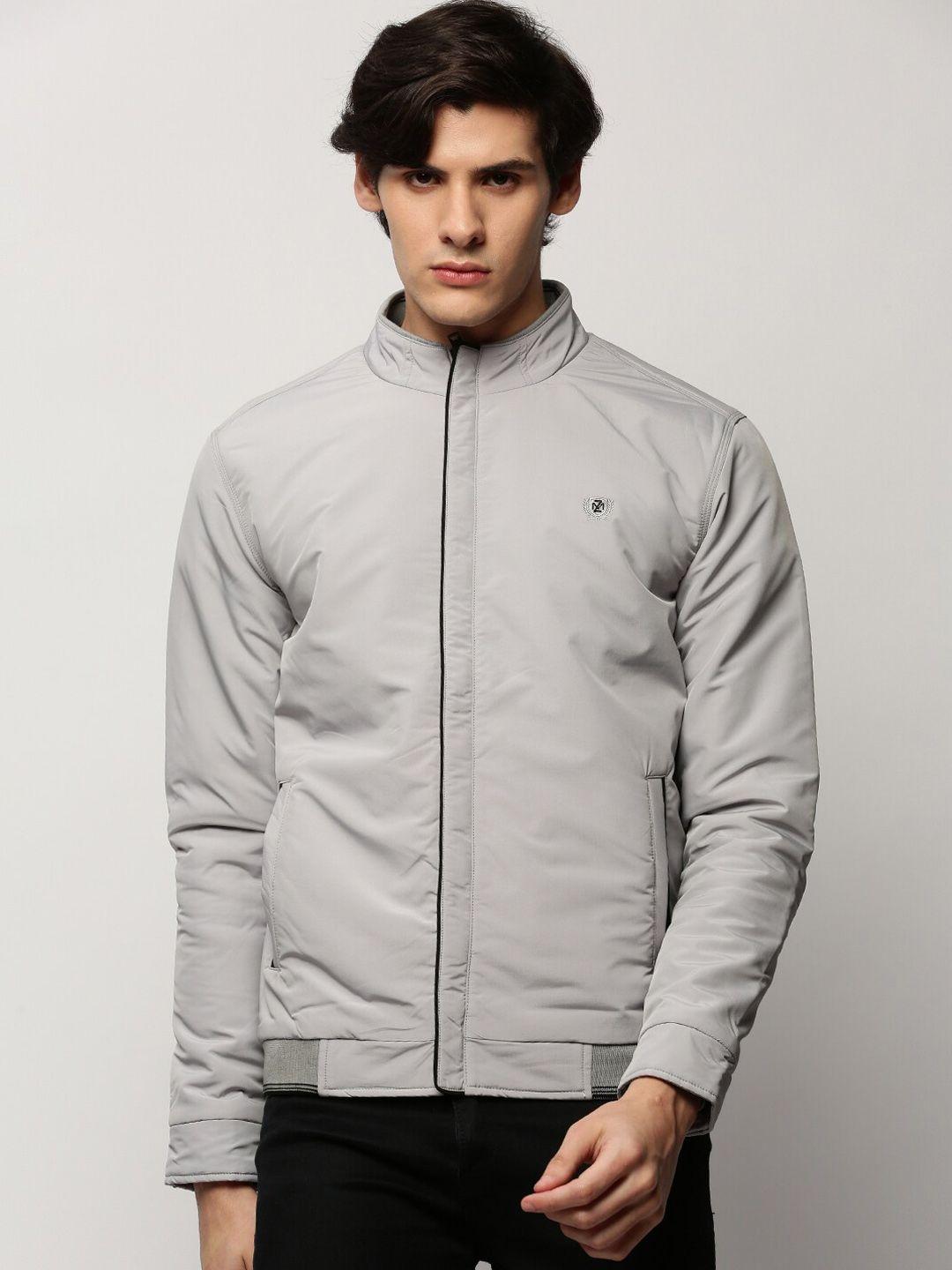 showoff mock collar windcheater bomber jacket