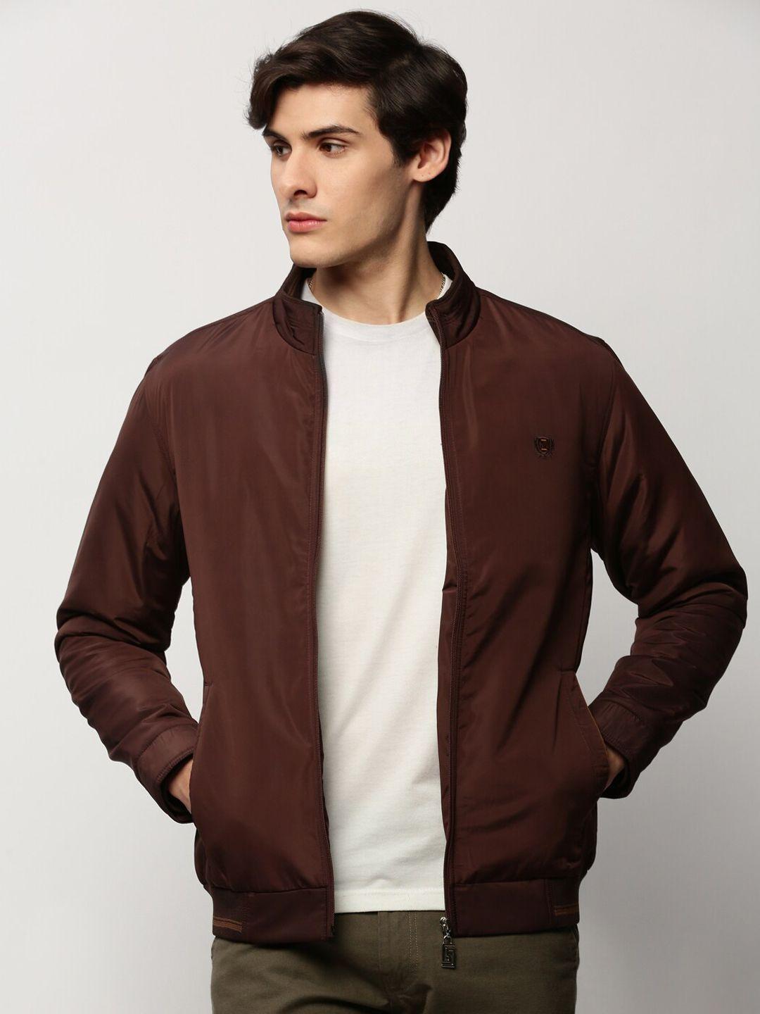 showoff mock collar windcheater taslon bomber jacket