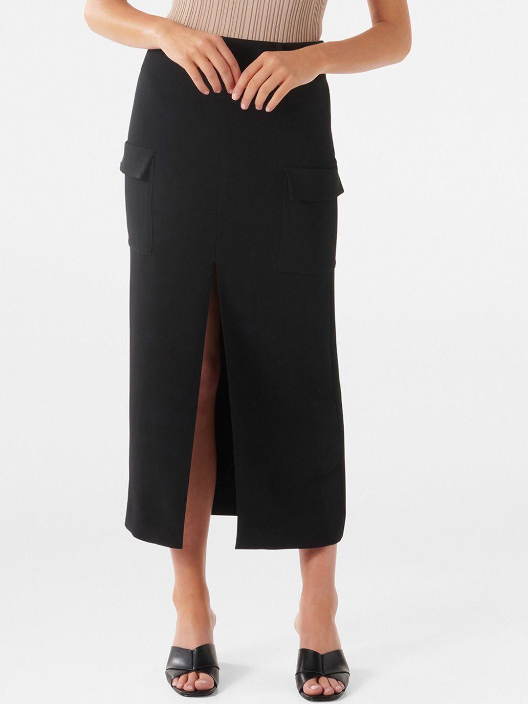 forever new straight midi length skirts