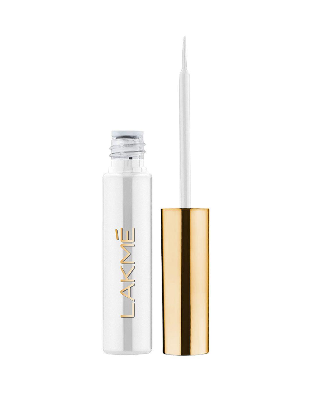 lakme glitterati collection shine eye liner 4.5 ml - ethereal white