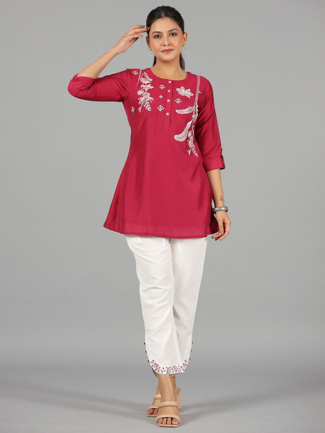 juniper chanderi embroidered co-ords