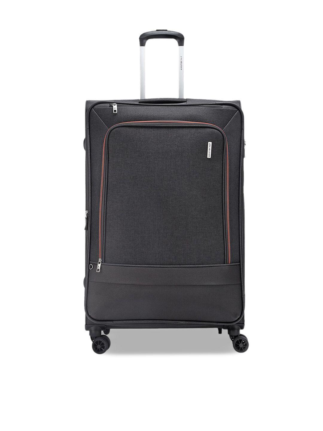 aristocrat hard-sided medium trolley suitcase