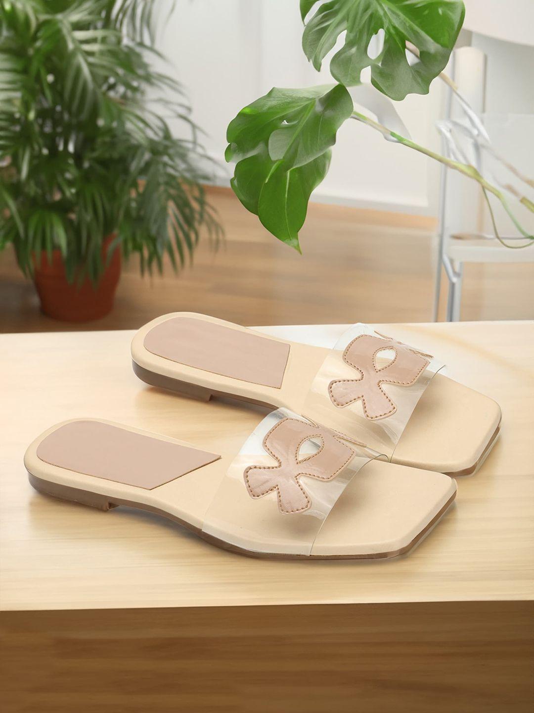 closho slip-on open toe flats