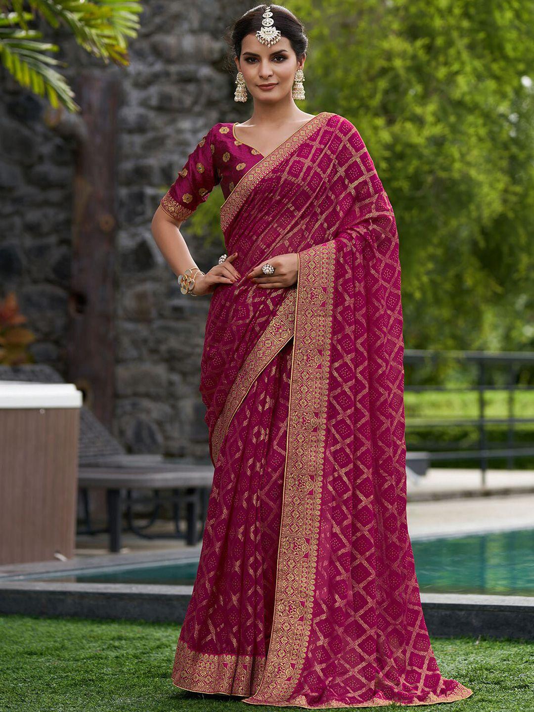 karagiri ethnic motifs printed saree