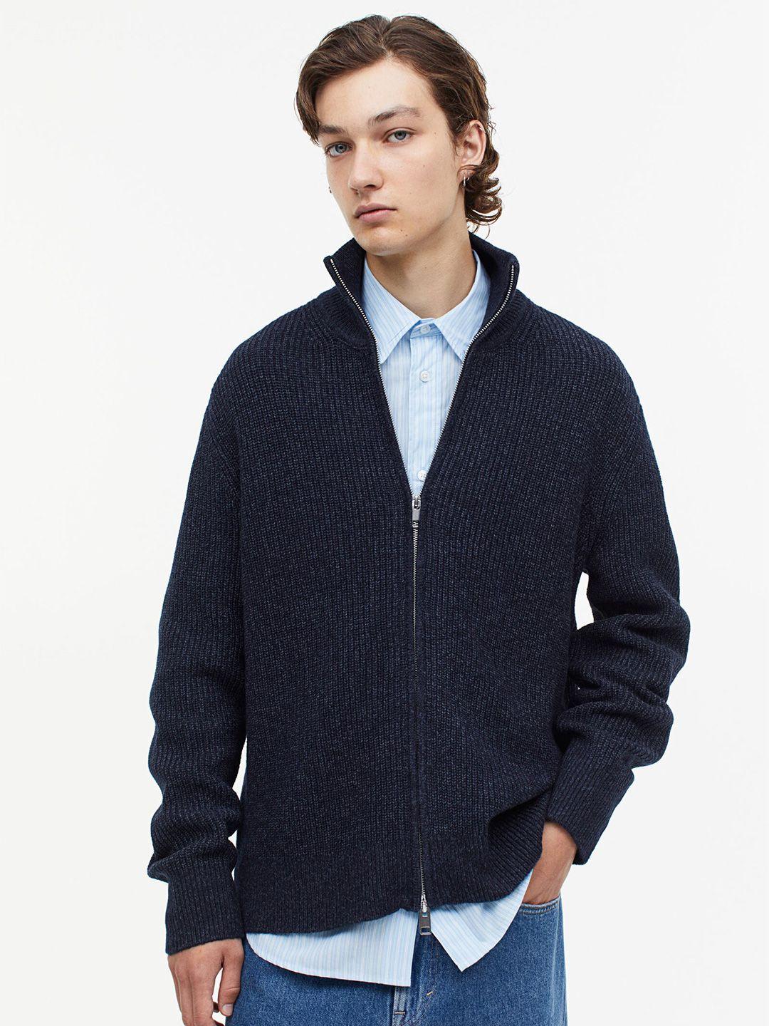 h&m zip-through cardigan