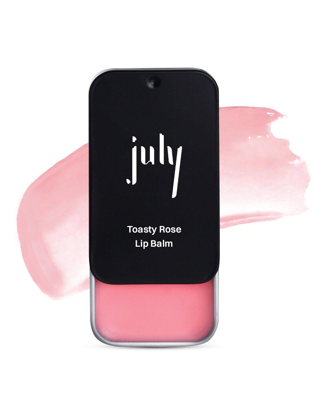 july toasty rose nourishing lip balm - 10g