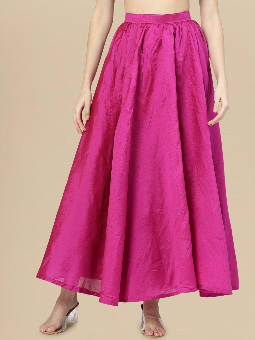 dressberry ankle length flared skirt