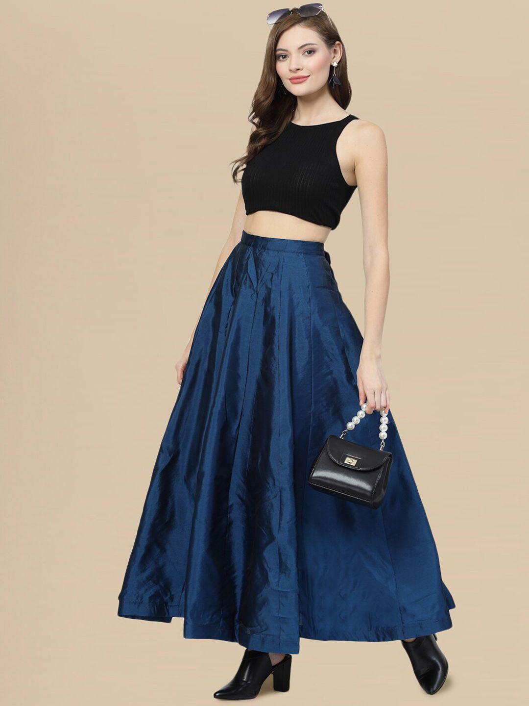 dressberry midi length flared skirt