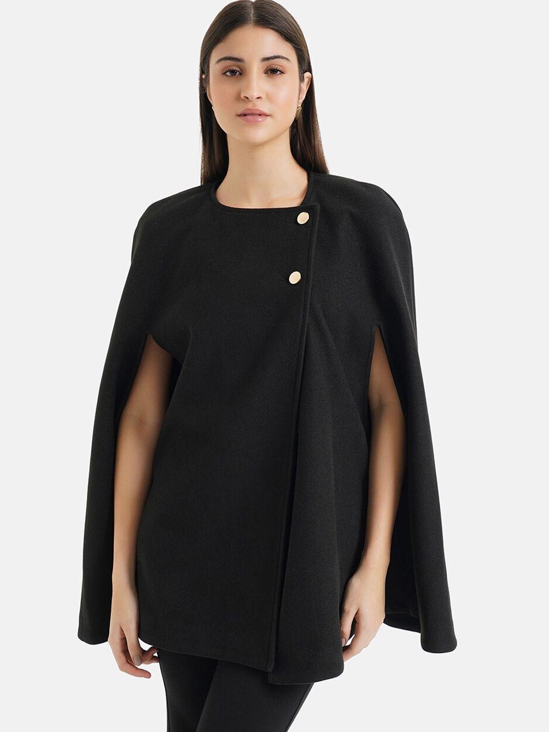 kazo lightweight longline cape jacket