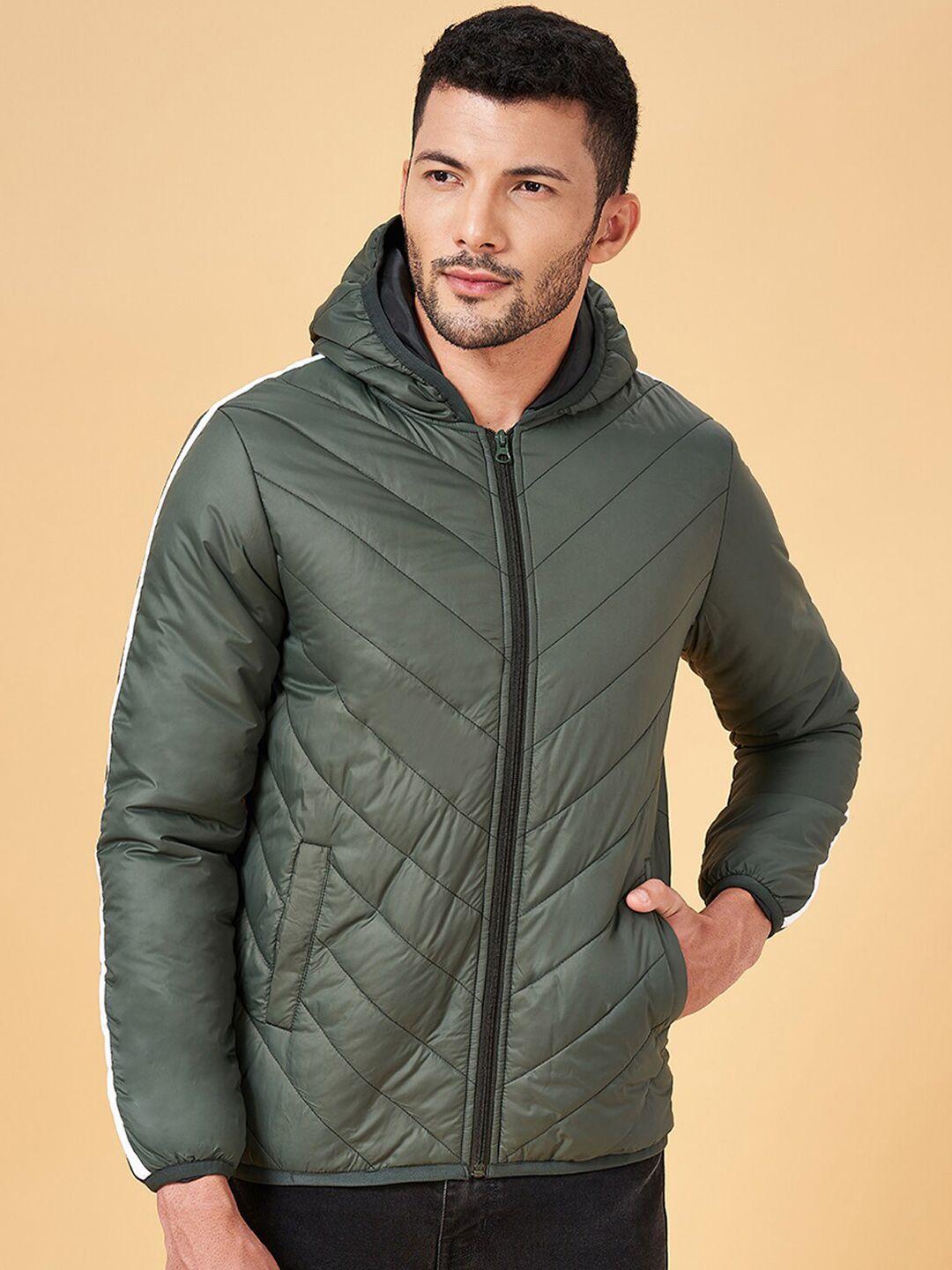 yu by pantaloons hooded collar puffer jacket