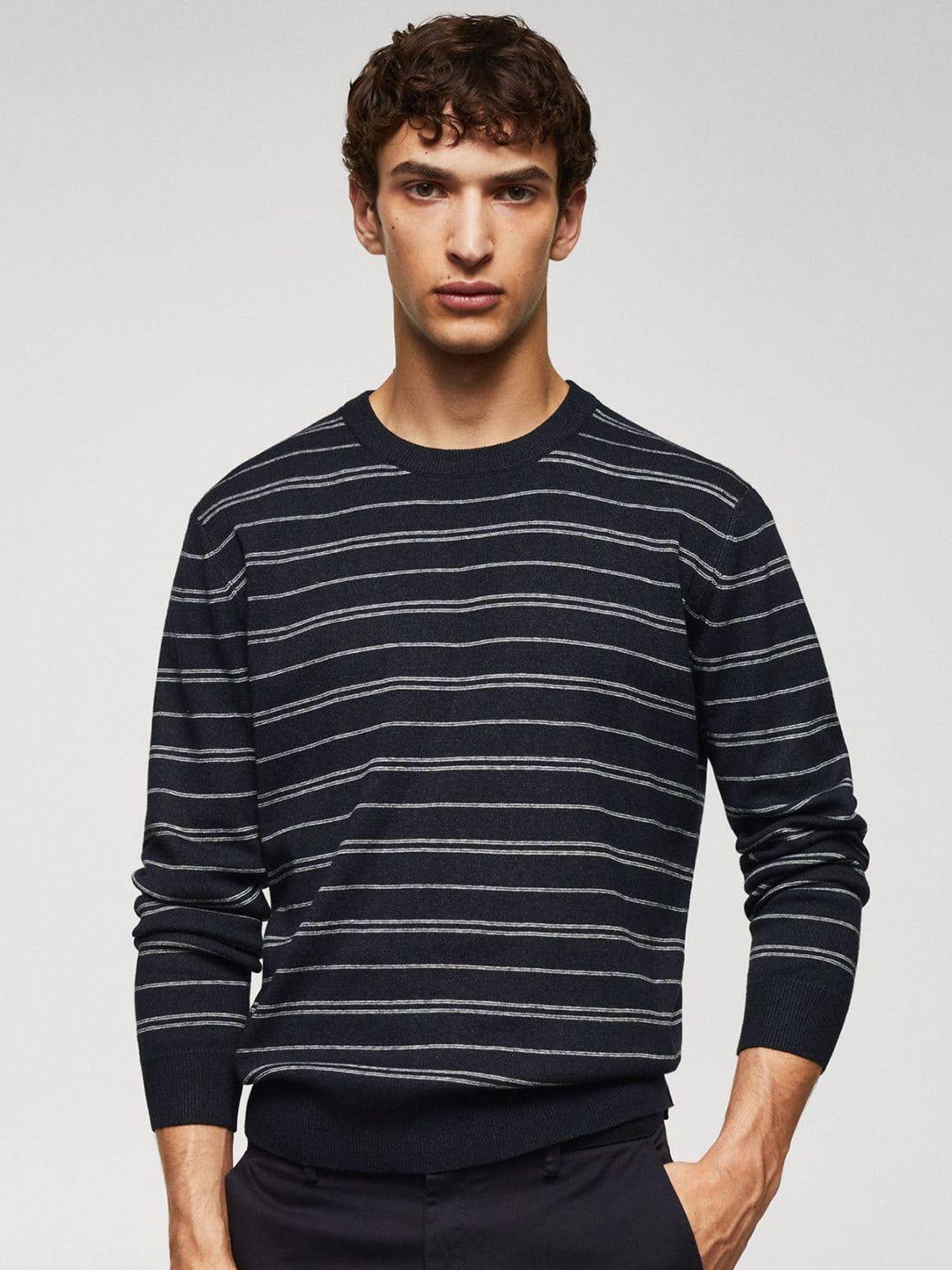 mango man striped pullover