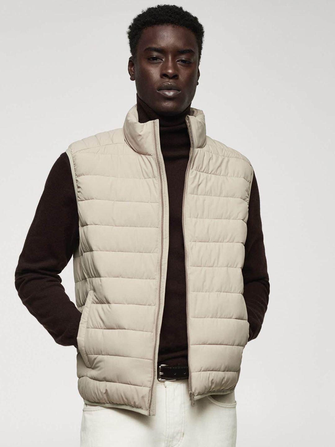 mango man ultralight water-repellent quilted jacket