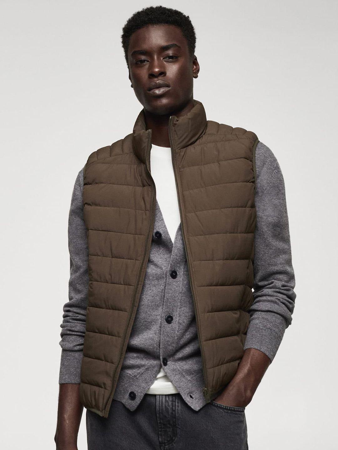 mango man ultralight water-repellent quilted jacket