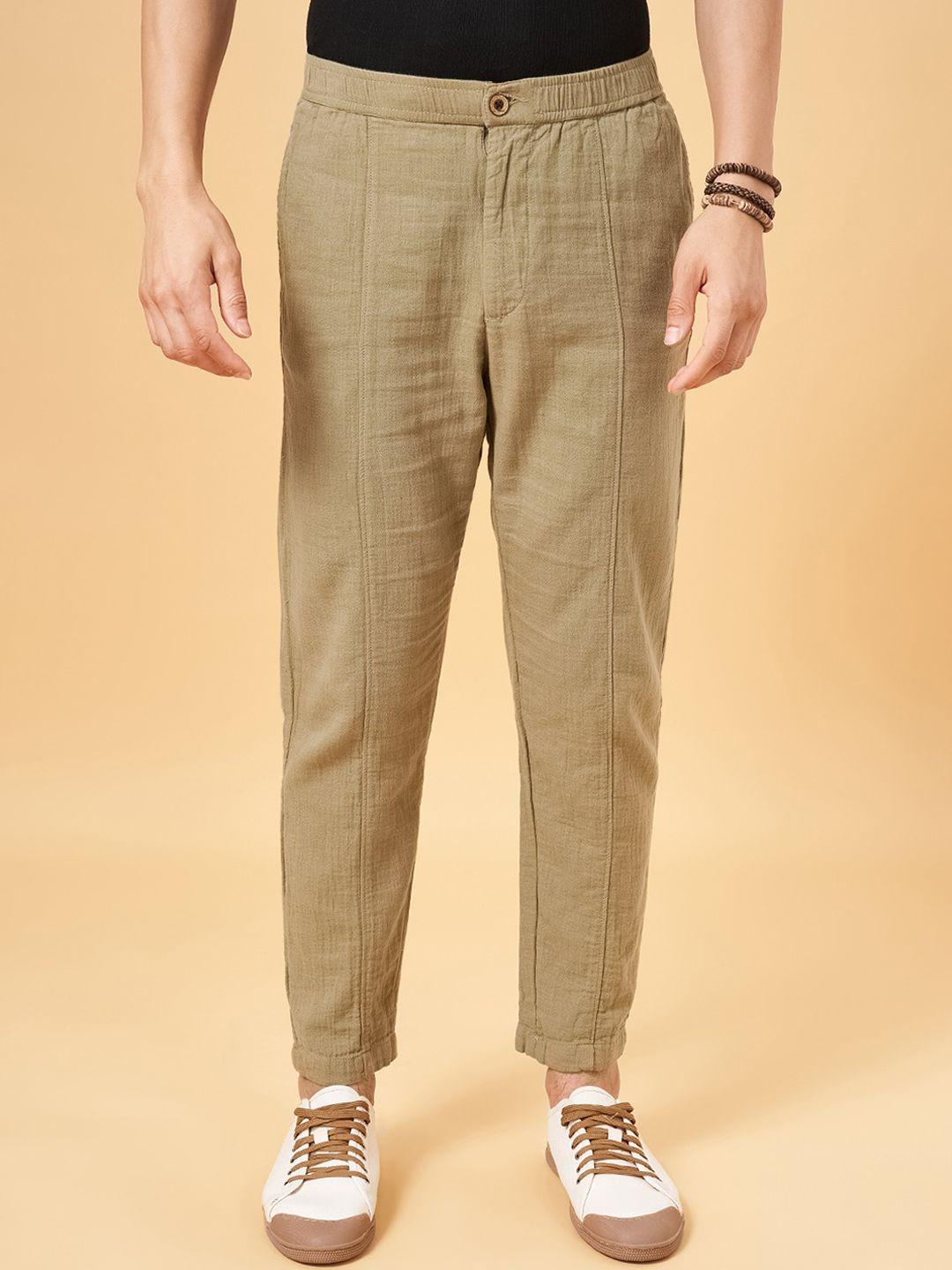 7 alt by pantaloons men mid-rise cotton trousers