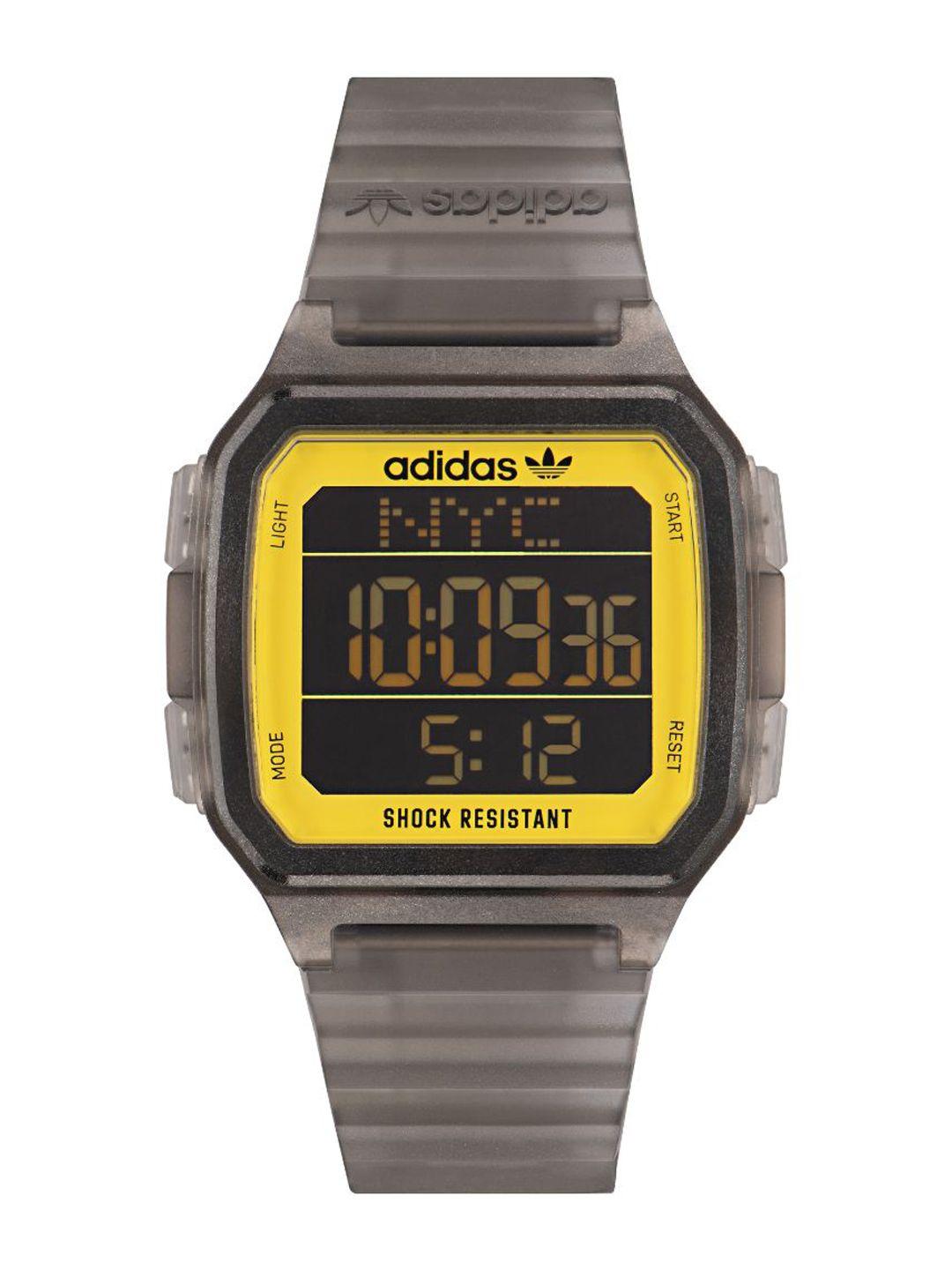 adidas originals unisex dial & digital automatic watch aost22554