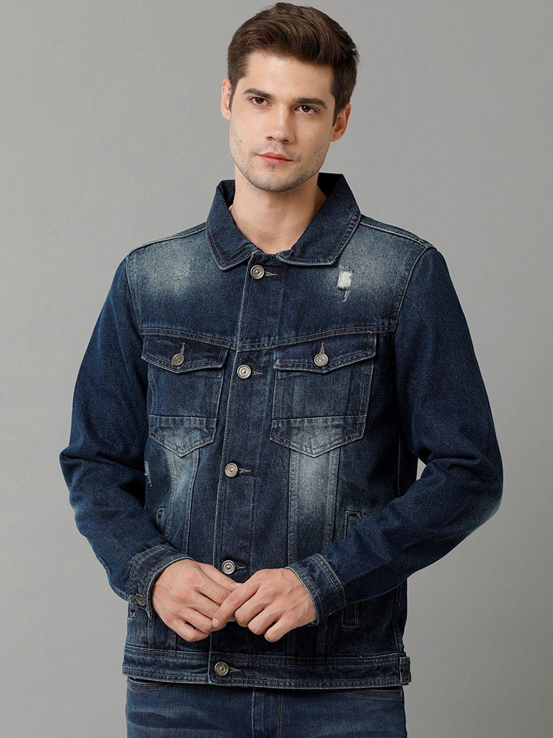 voi jeans washed pure cotton denim jacket