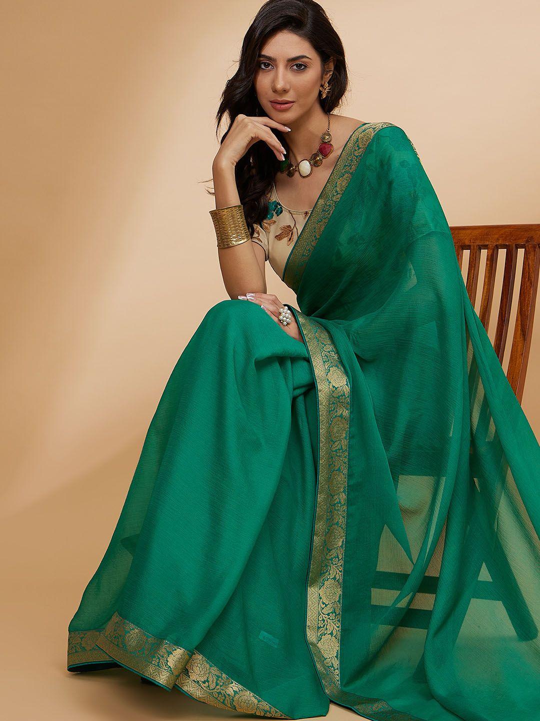 all about you woven design zari saree