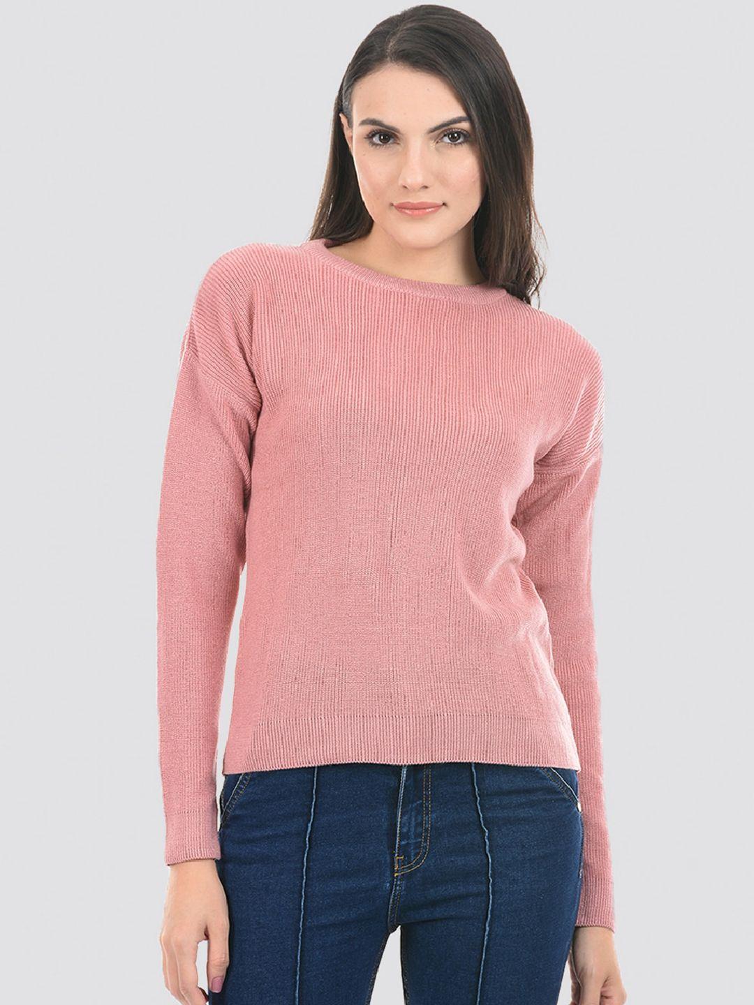 portobello ribbed acrylic pullover