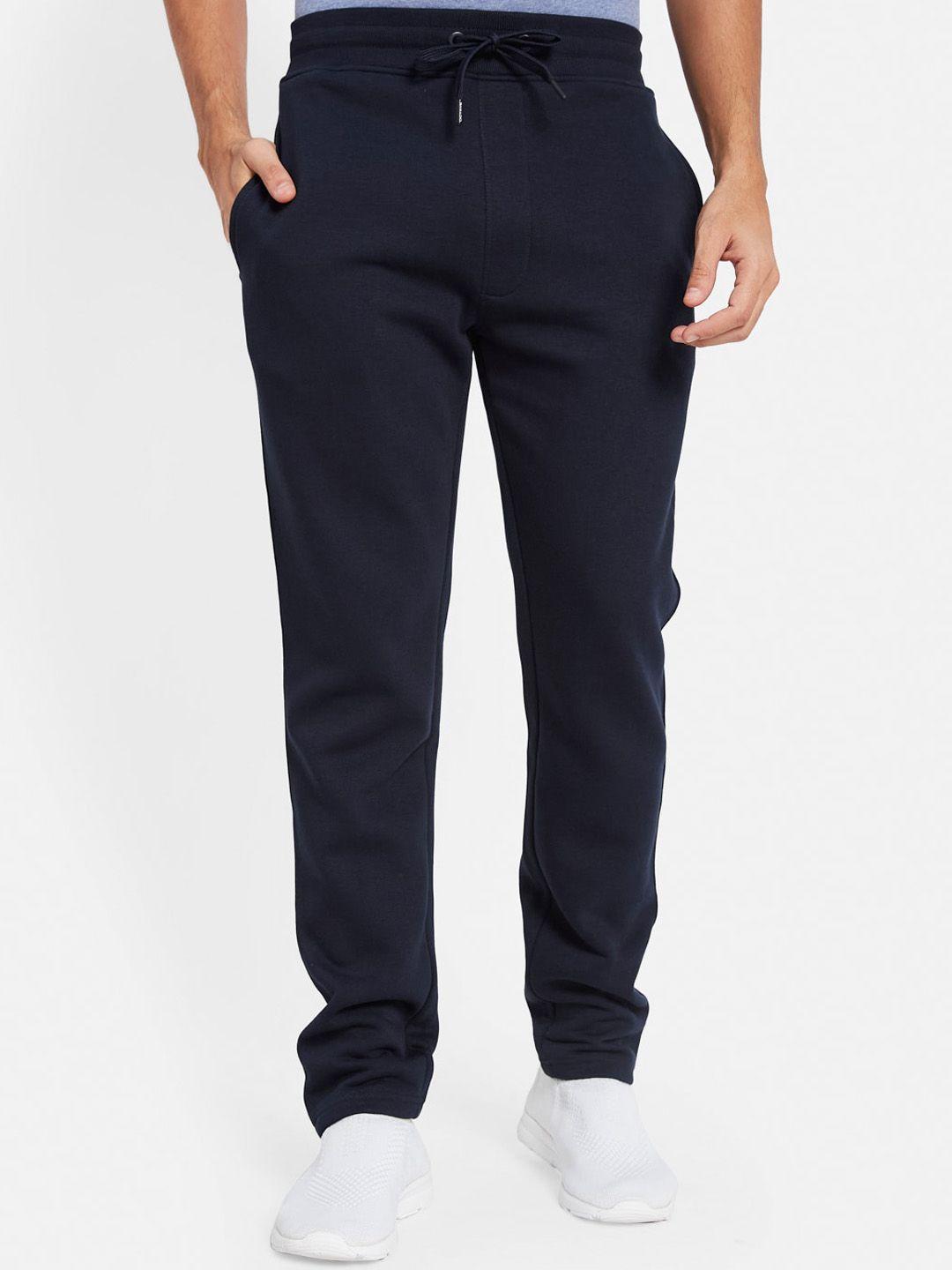 octave men cotton fleece track pants