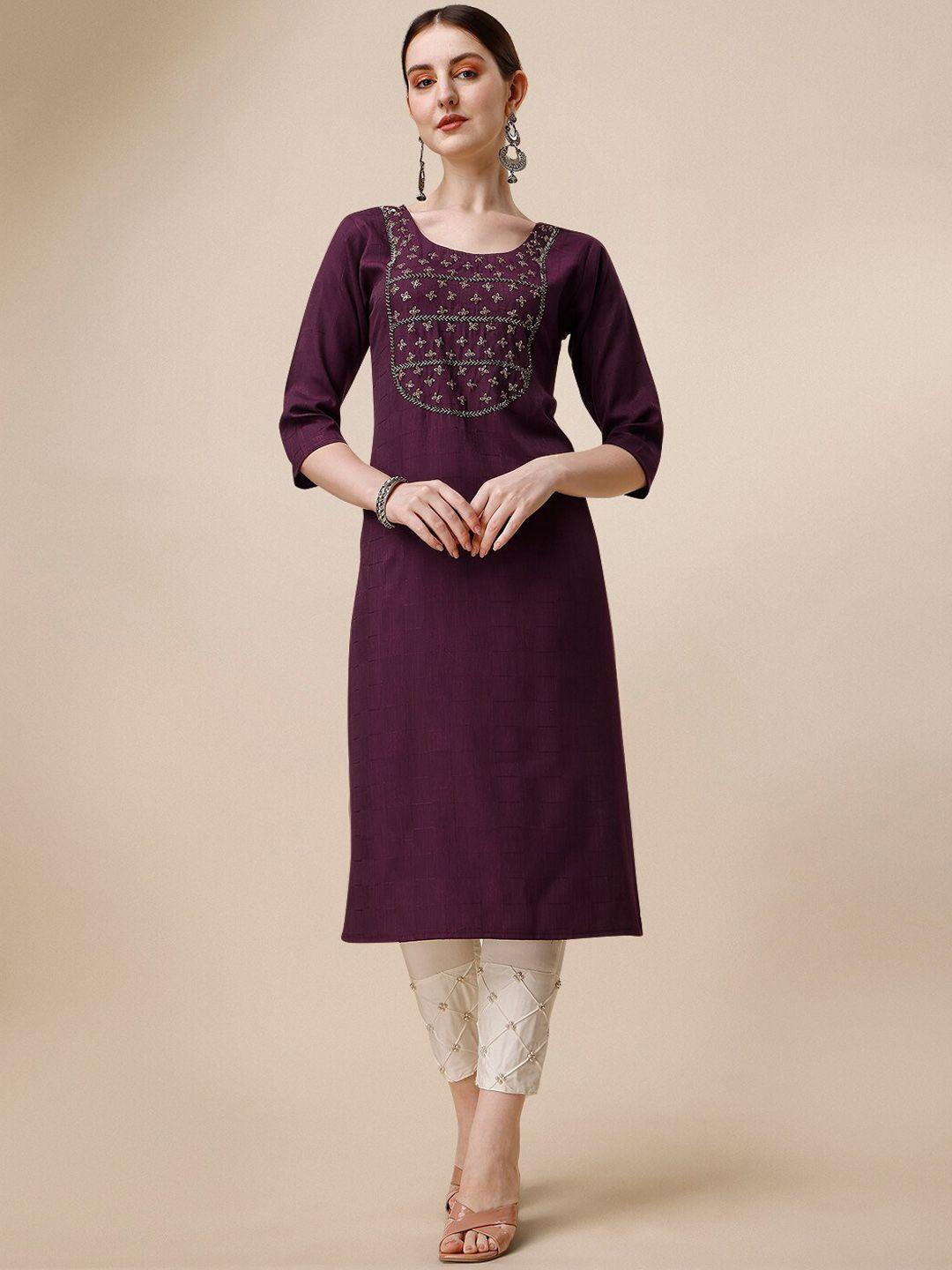 kalini floral embroidered kurta