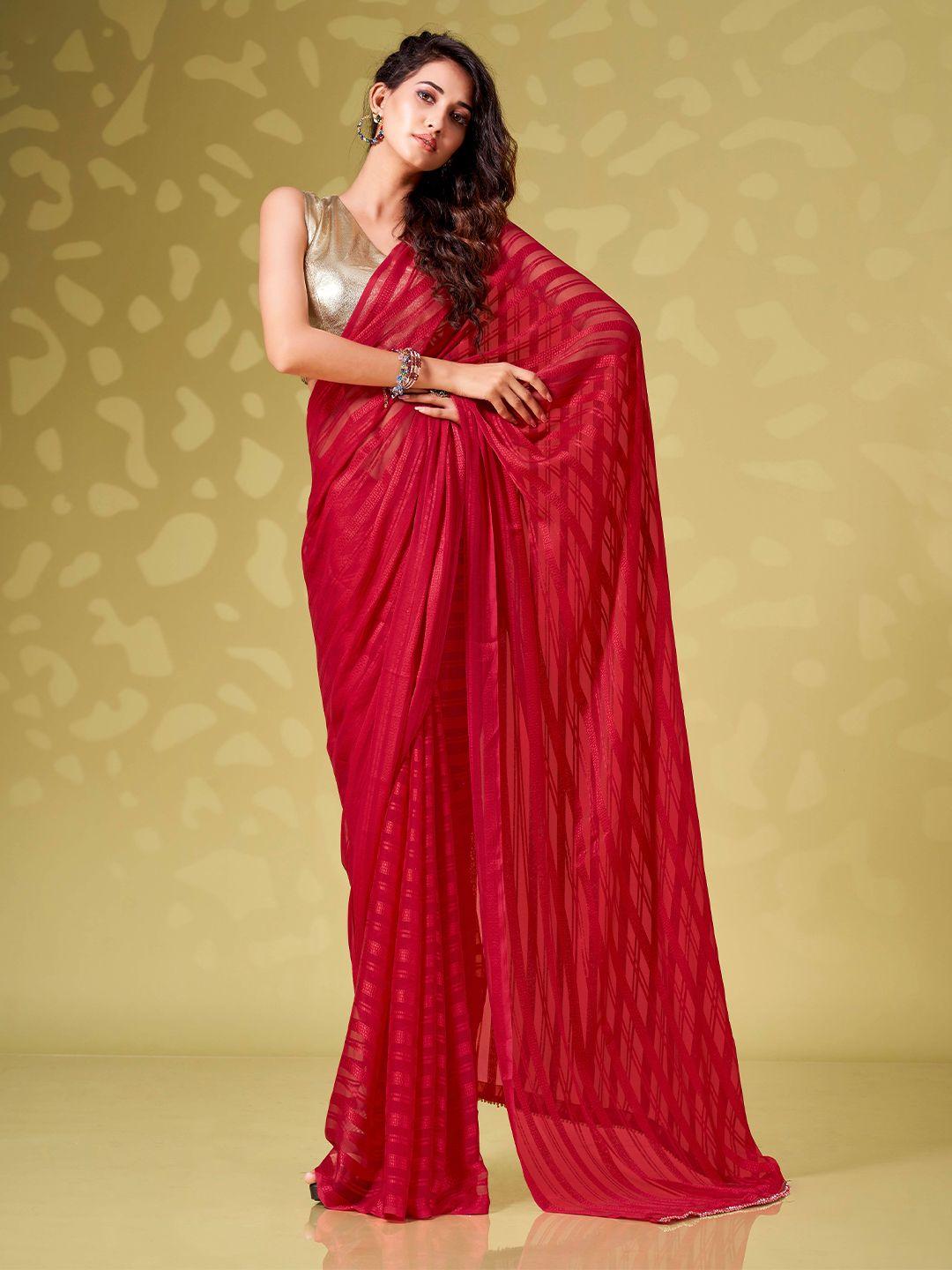 tikhi imli striped saree