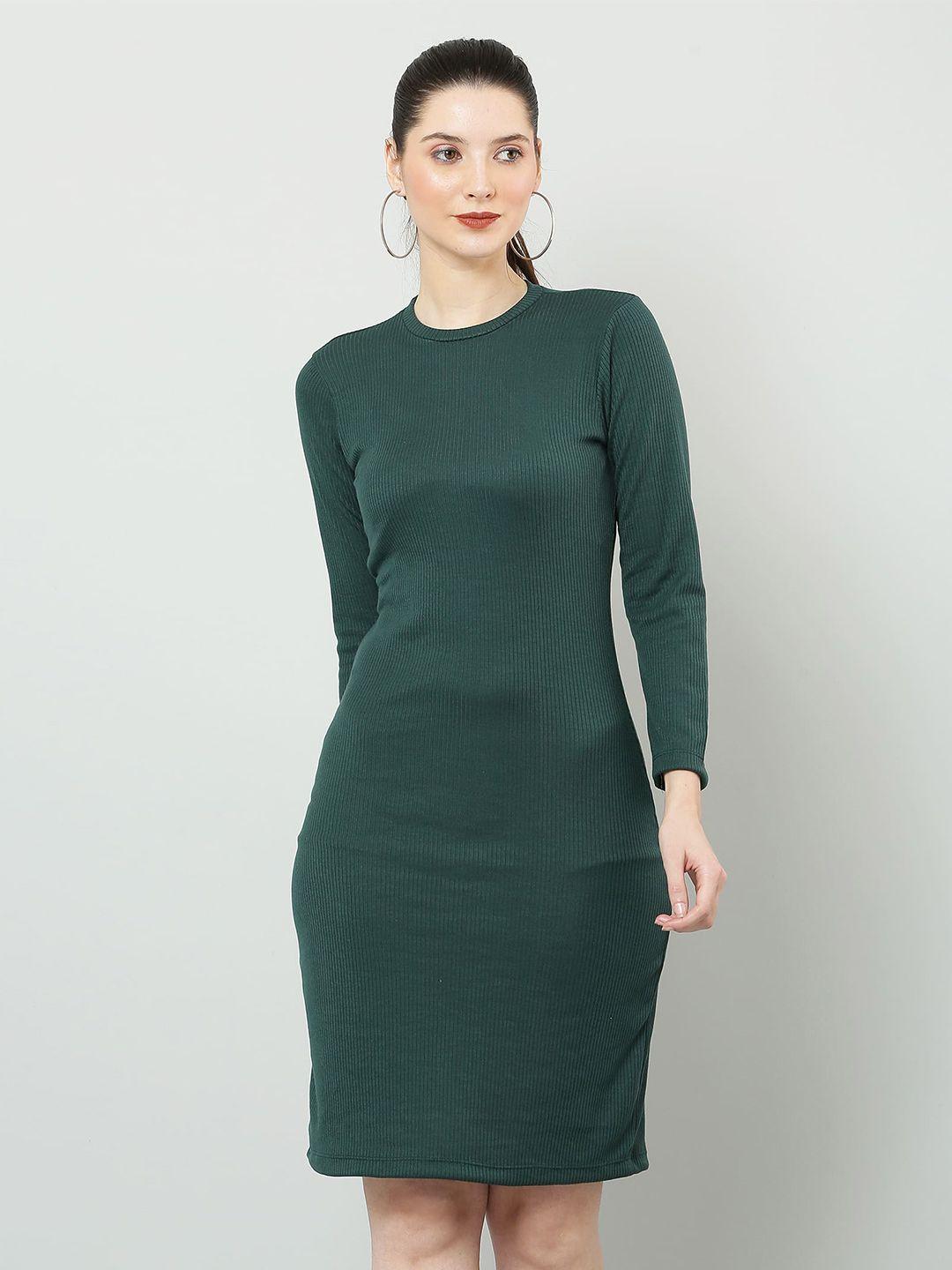 sqew long sleeves cotton bodycon dress