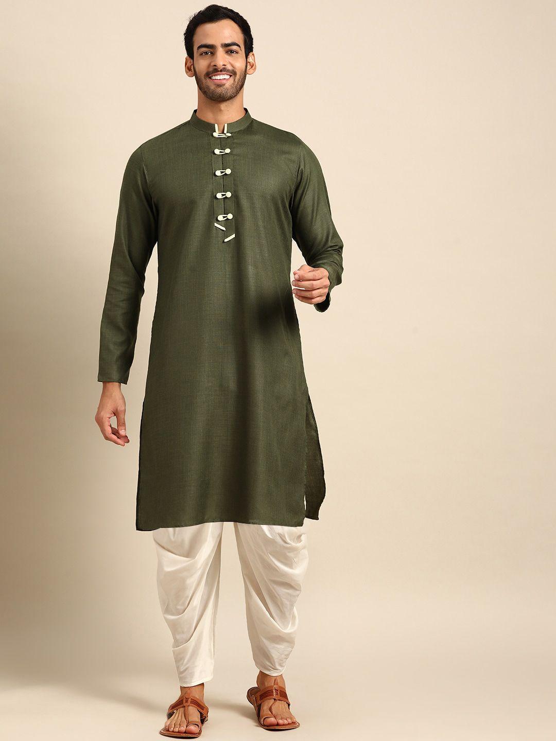 anouk mandarin collar straight kurta