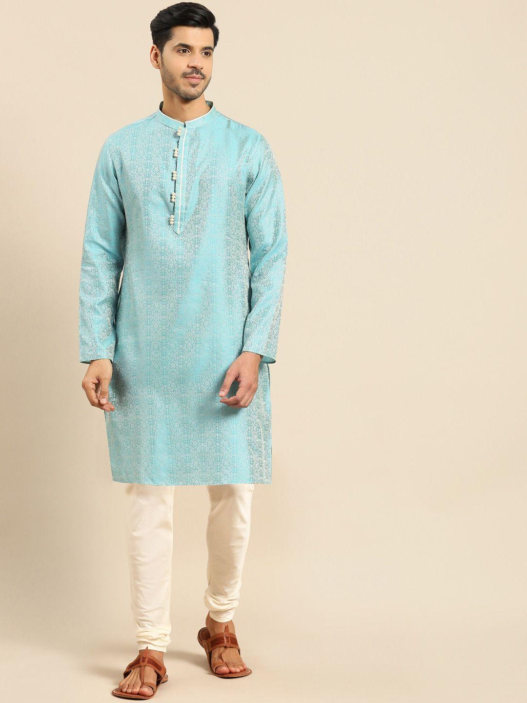 anouk ethnic motifs woven design straight kurta